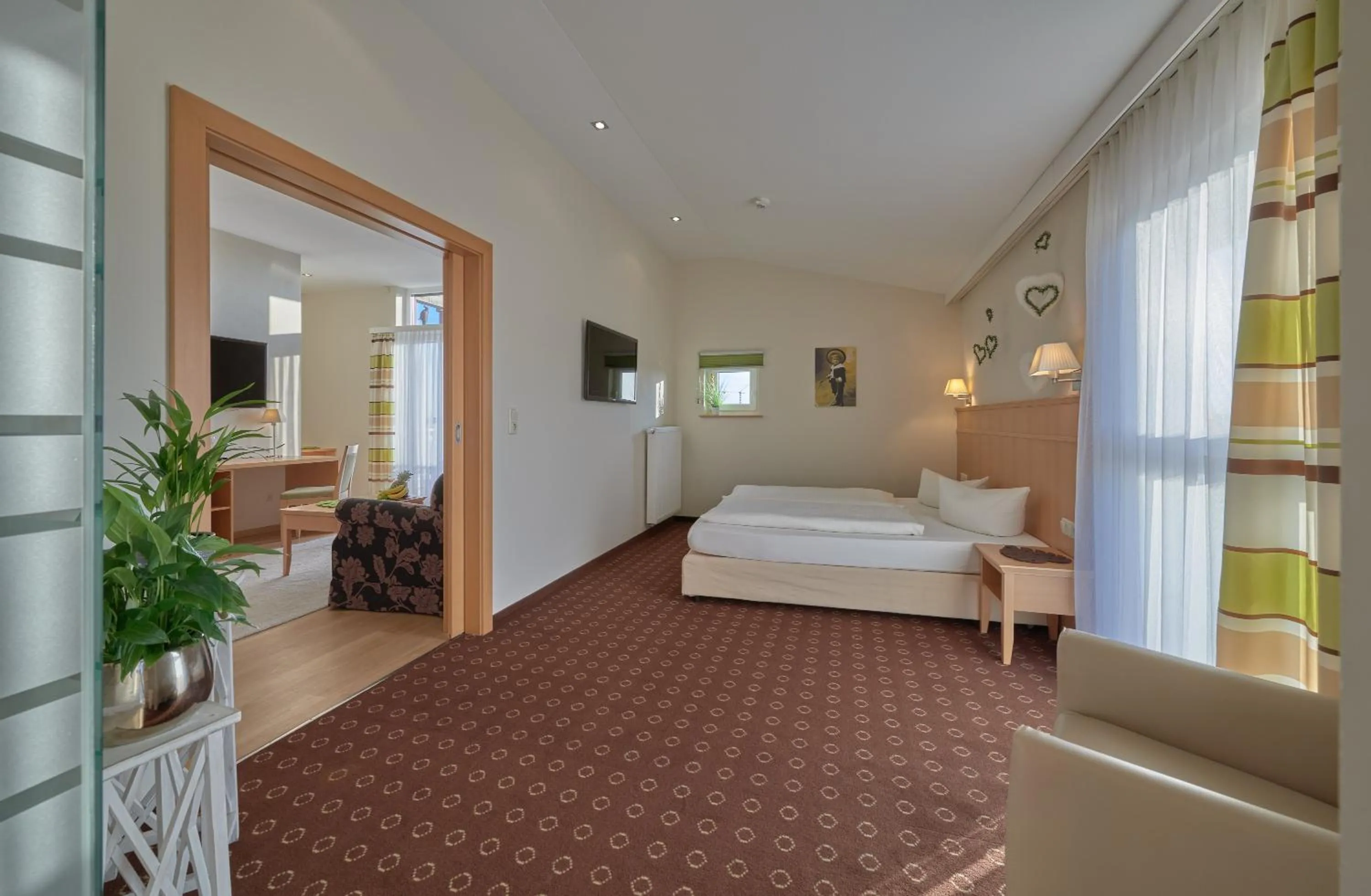 Bedroom, Bed in Inntalhof