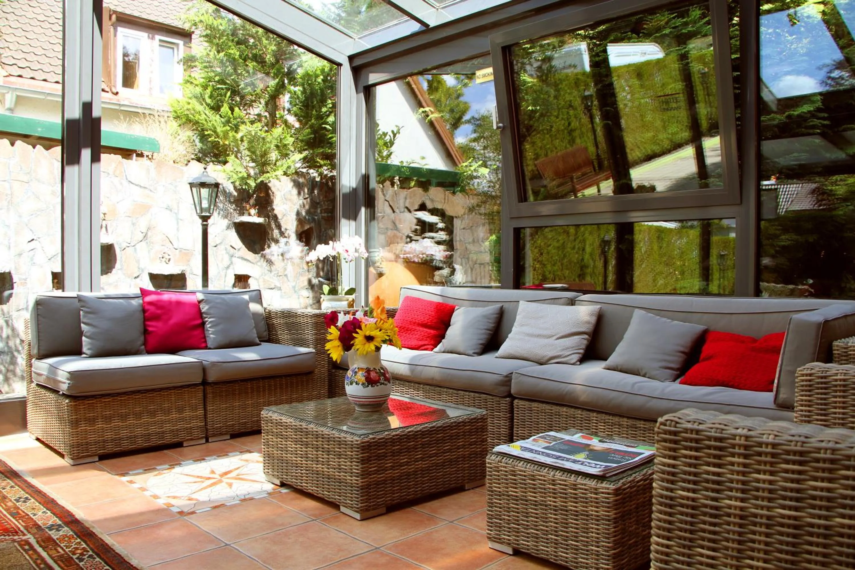 Lobby or reception in Arena Stadt München