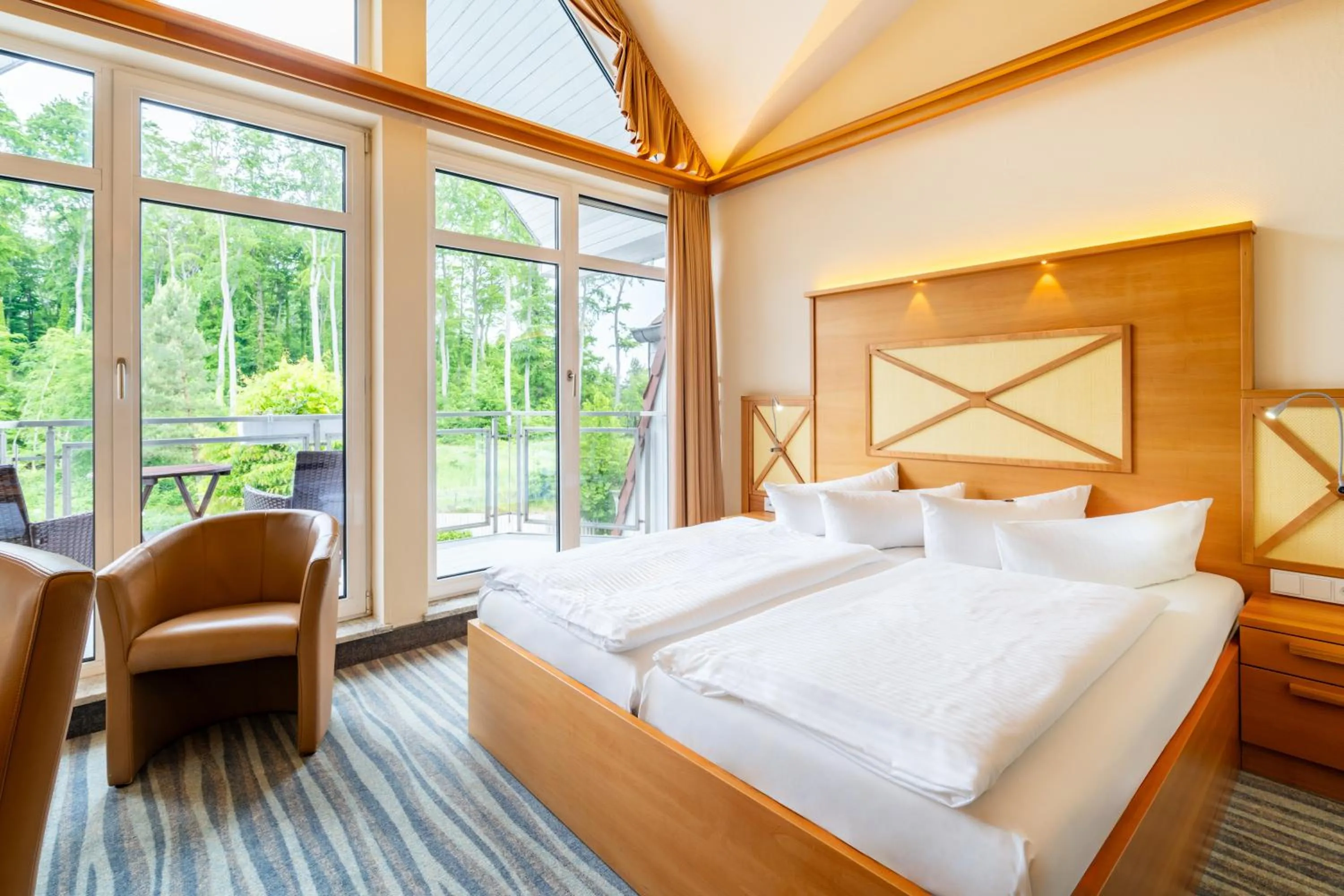 Bed in Strandhotel Seerose