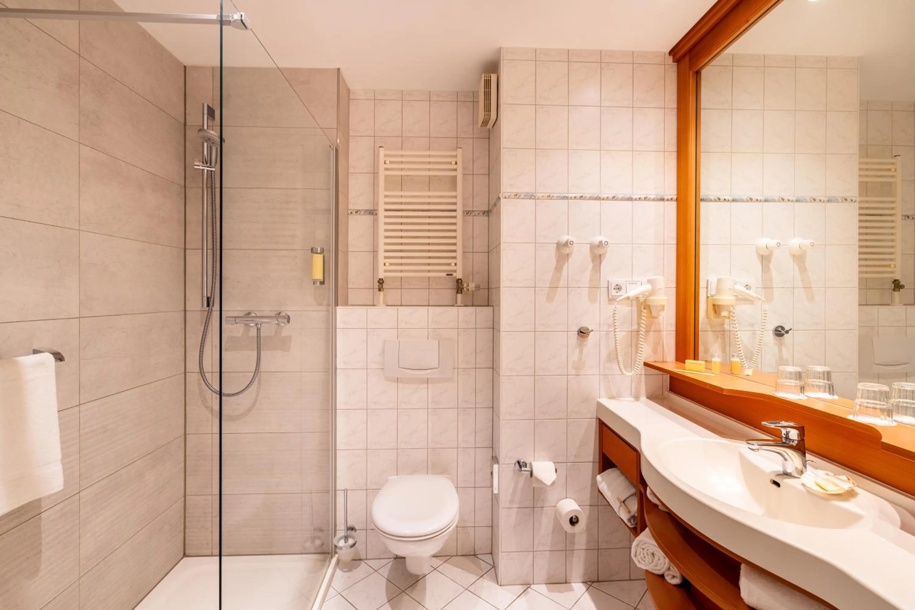 Shower in Strandhotel Seerose