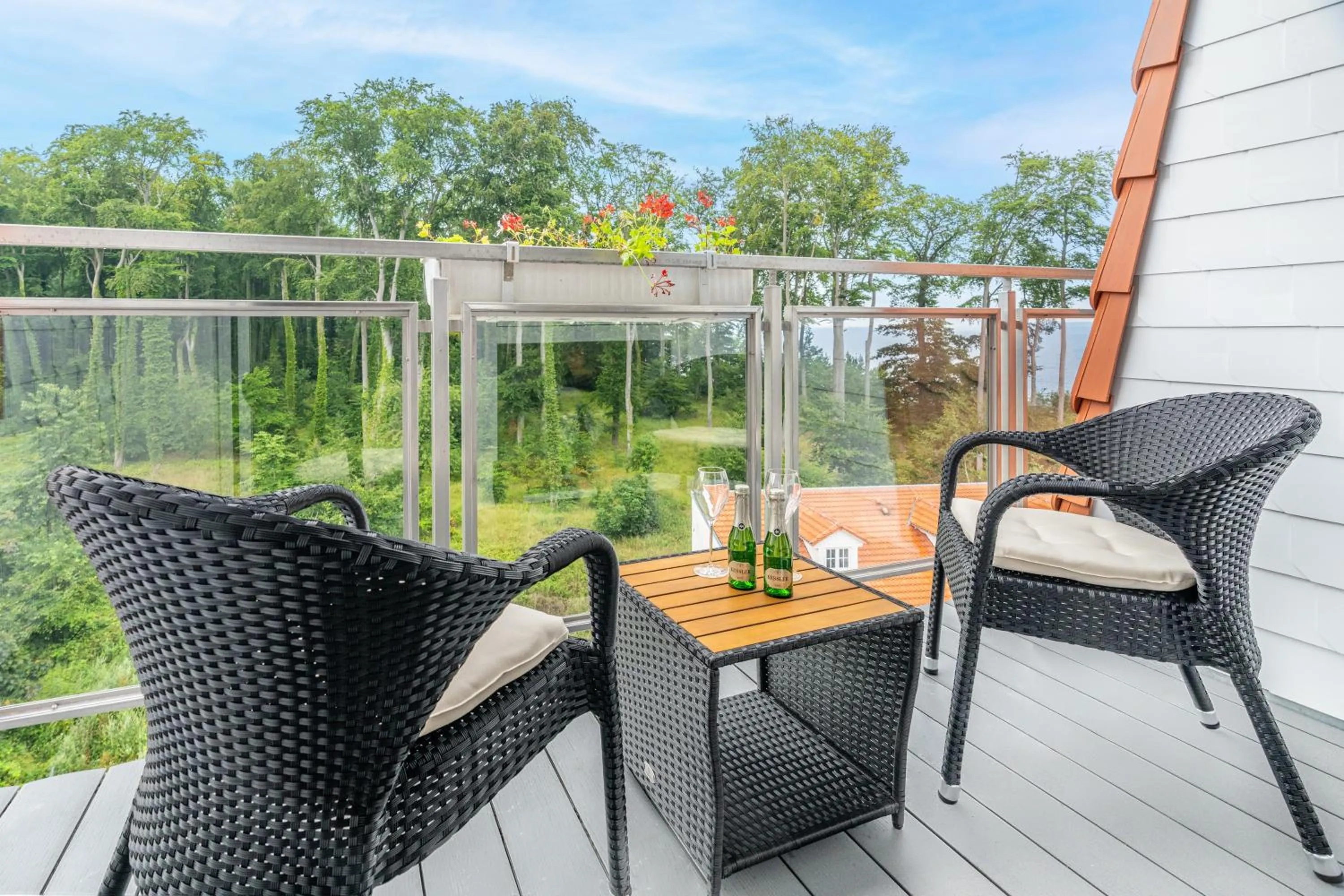 Balcony/Terrace in Strandhotel Seerose