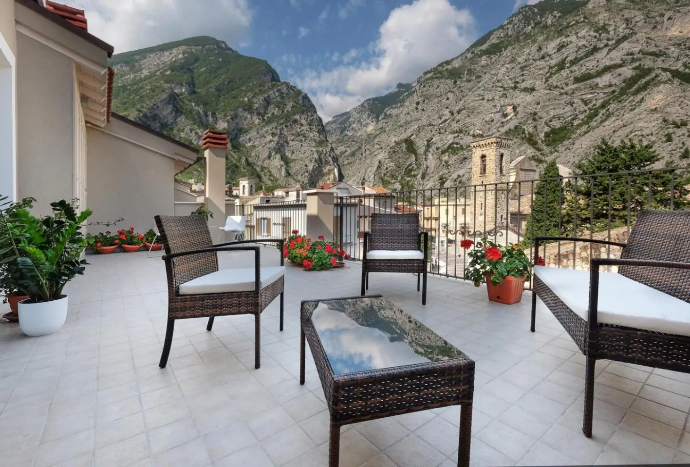 Balcony/Terrace in Da Oreste Affittacamere