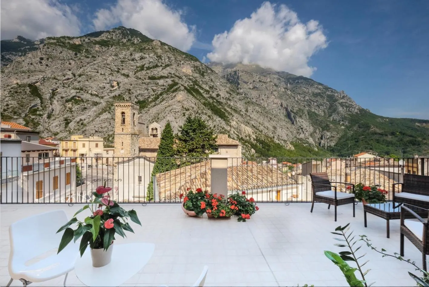 Balcony/Terrace in Da Oreste Affittacamere