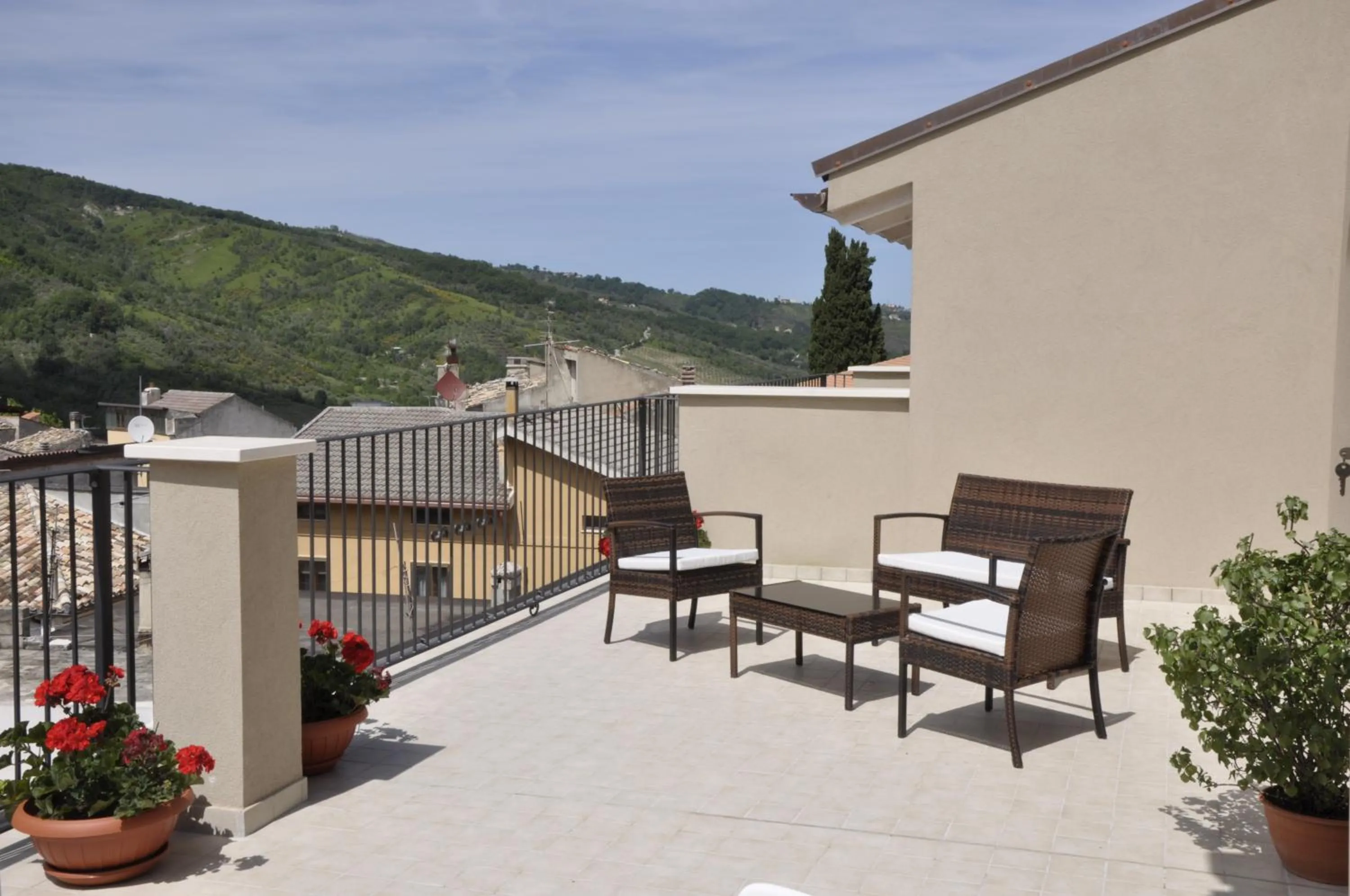 Balcony/Terrace in Da Oreste Affittacamere