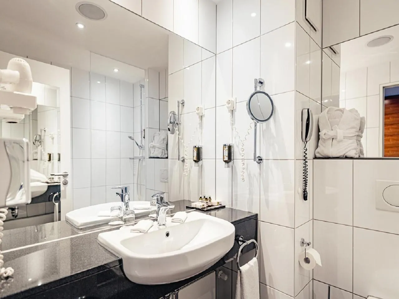 Bathroom in Schlosshotel Hellenstein