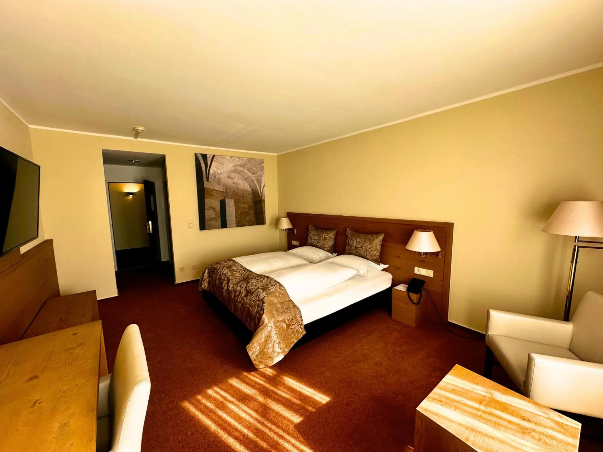 Bedroom, Bed in Augustiner Hotel