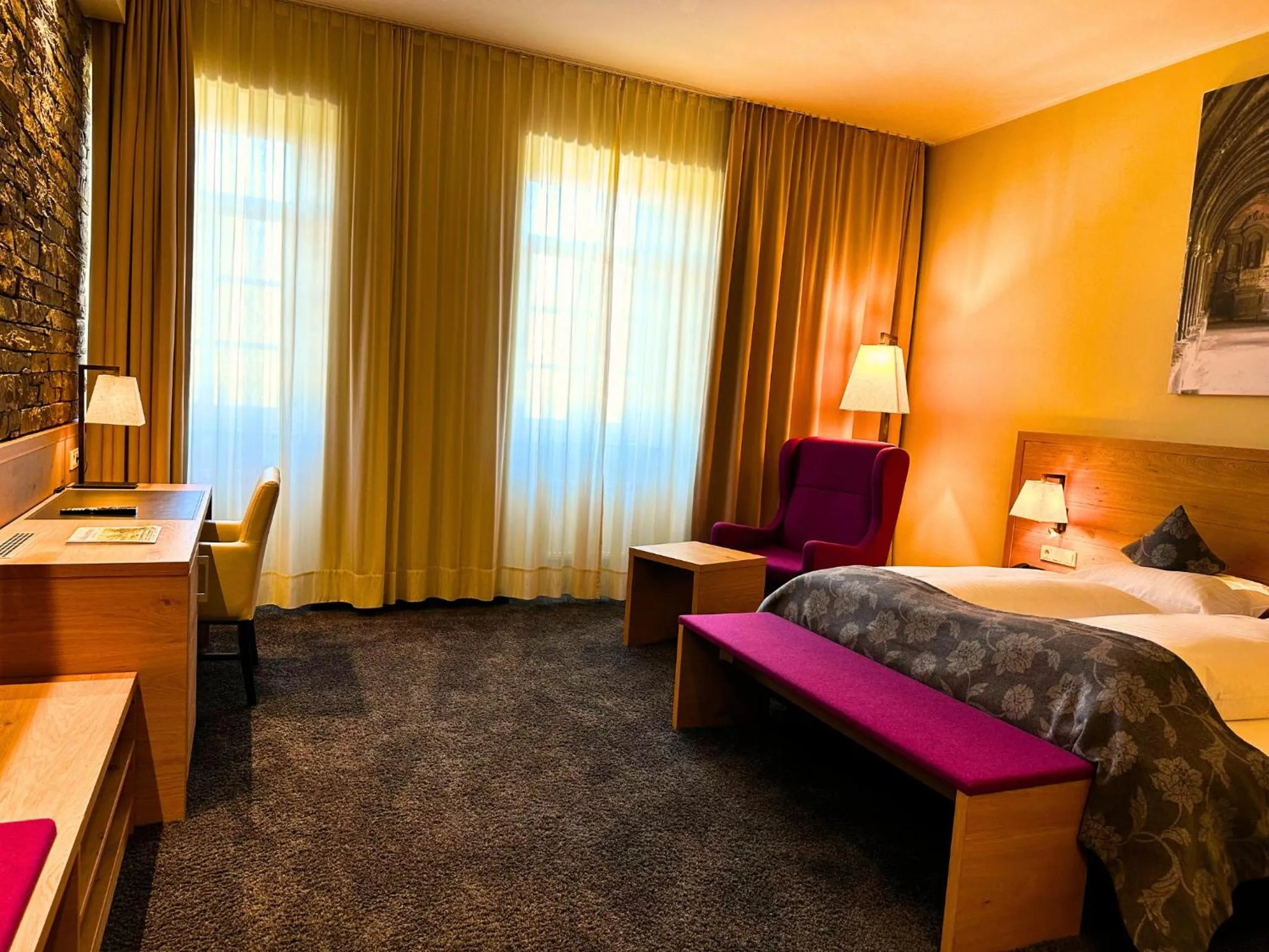 Bedroom, Bed in Augustiner Hotel