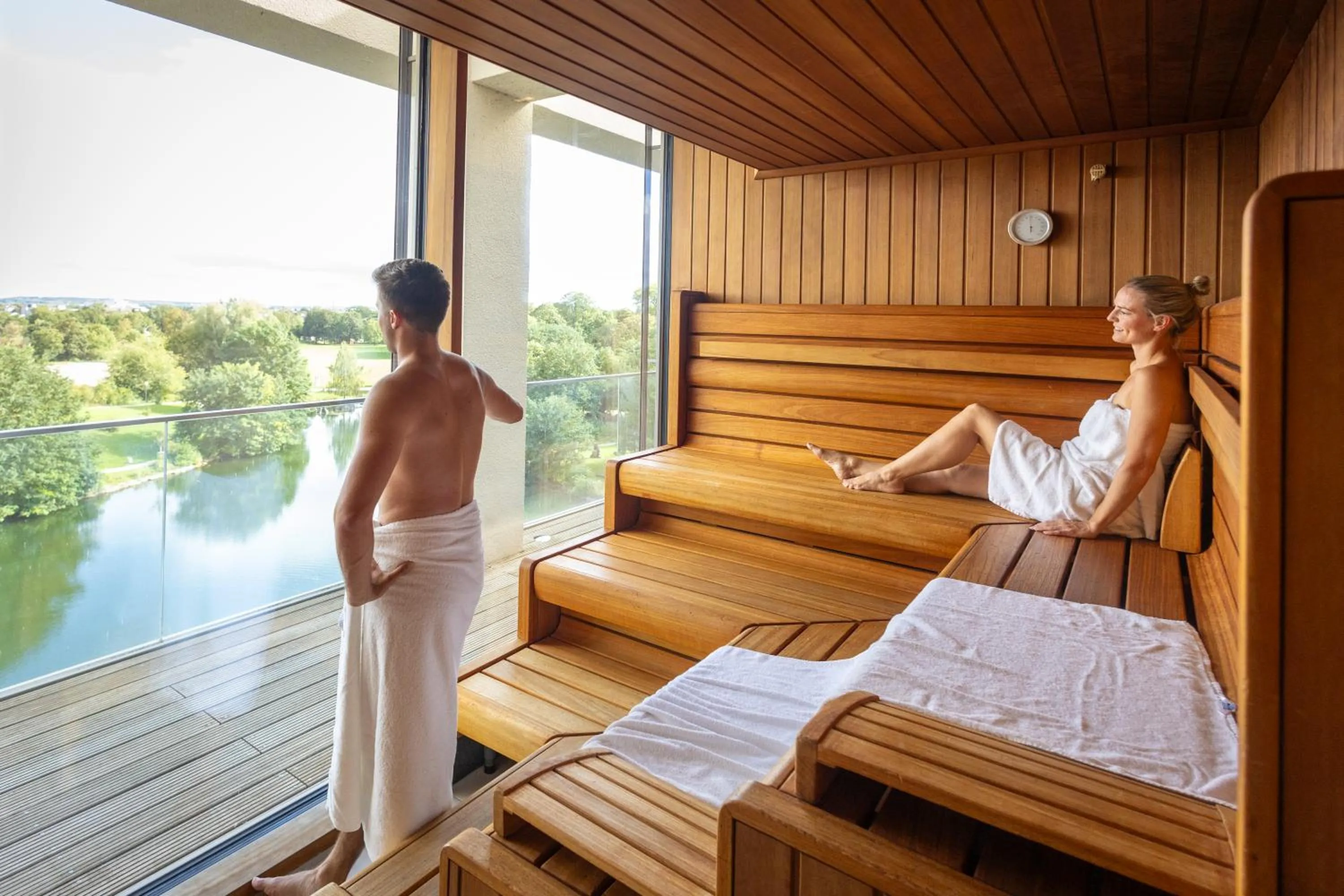 Sauna in LAGO hotel & restaurant am see