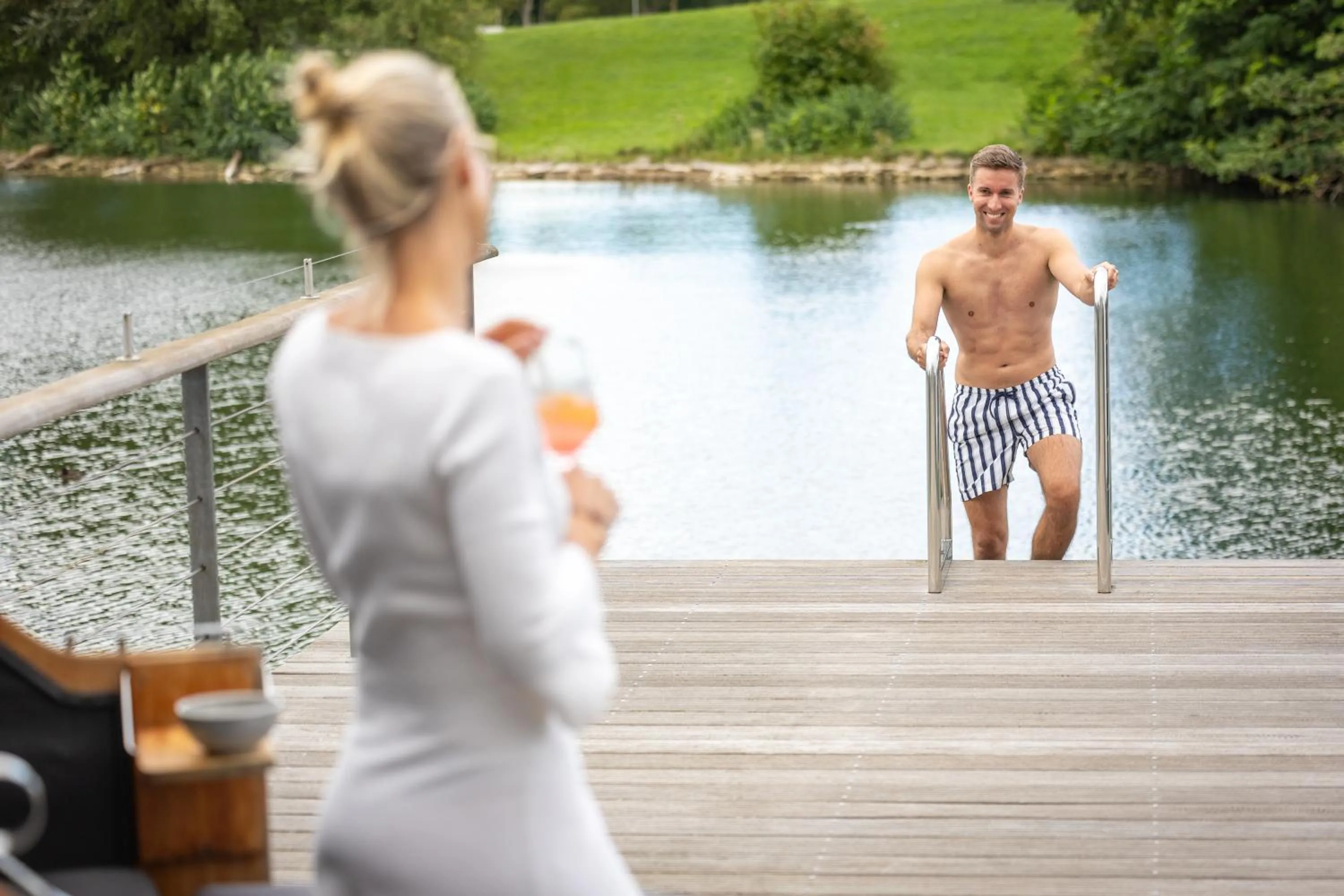 Lake view in LAGO hotel & restaurant am see