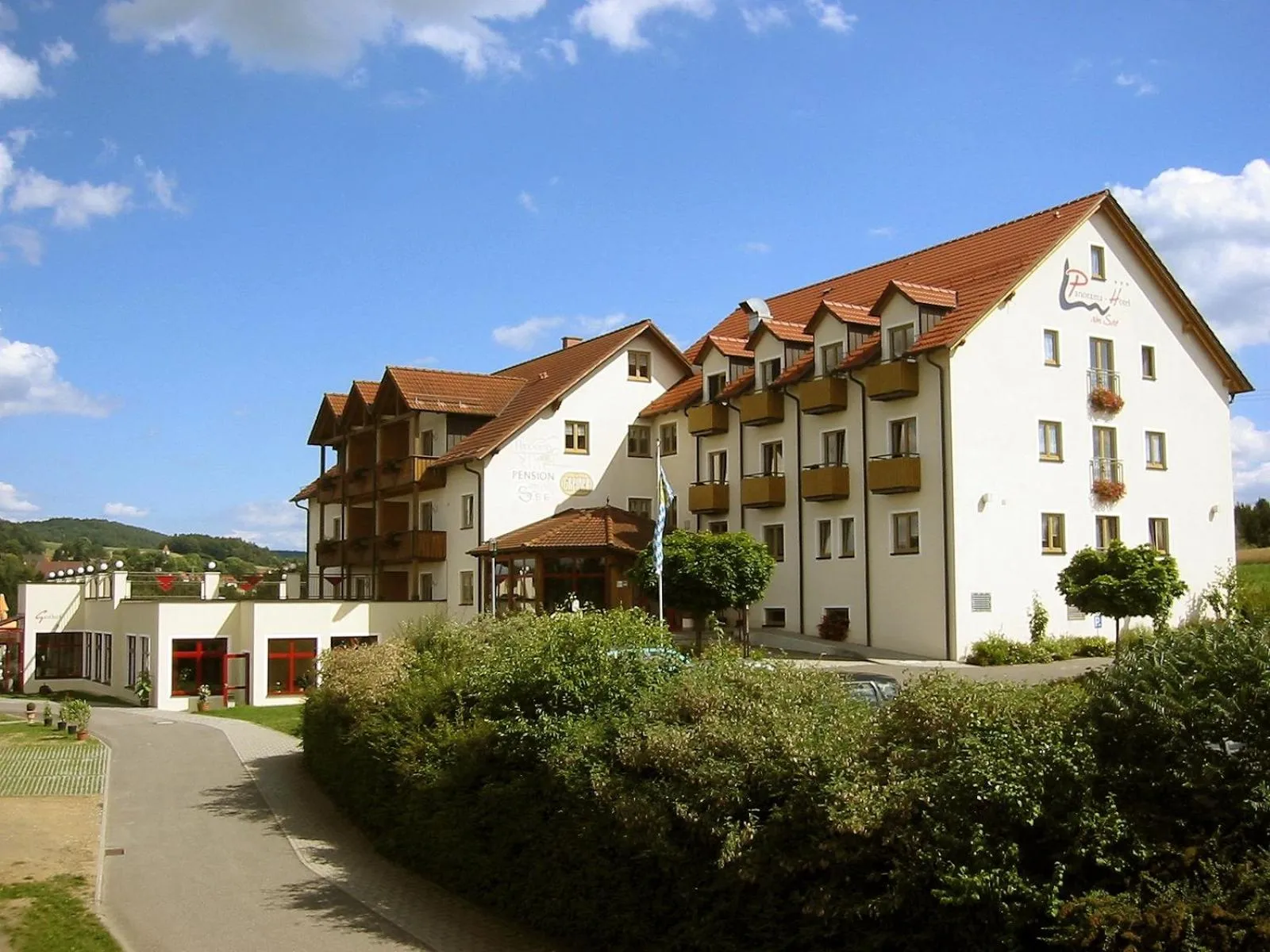 Property building in Panorama-Hotel am See