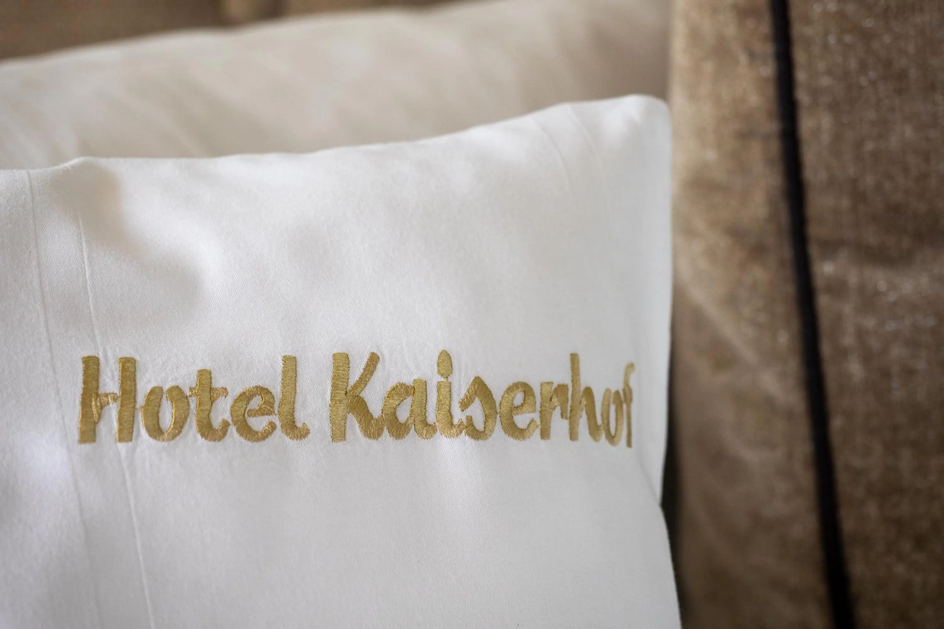 Bed in Hotel Kaiserhof