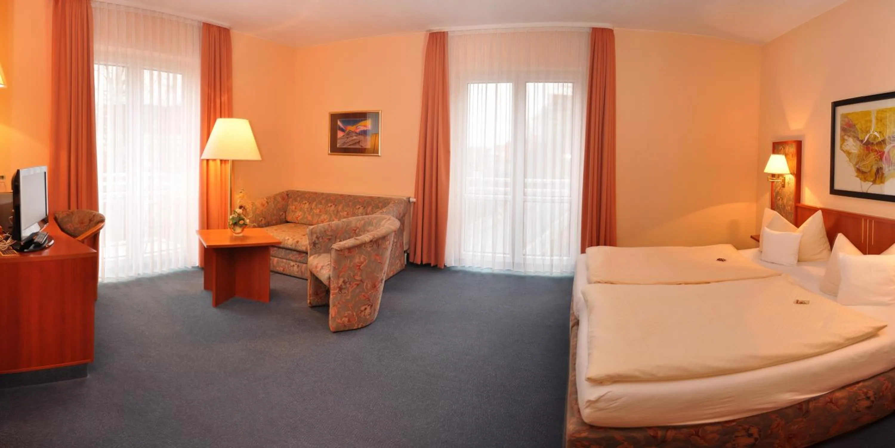 Decorative detail, Bed in AltstadtHotel an der Werra