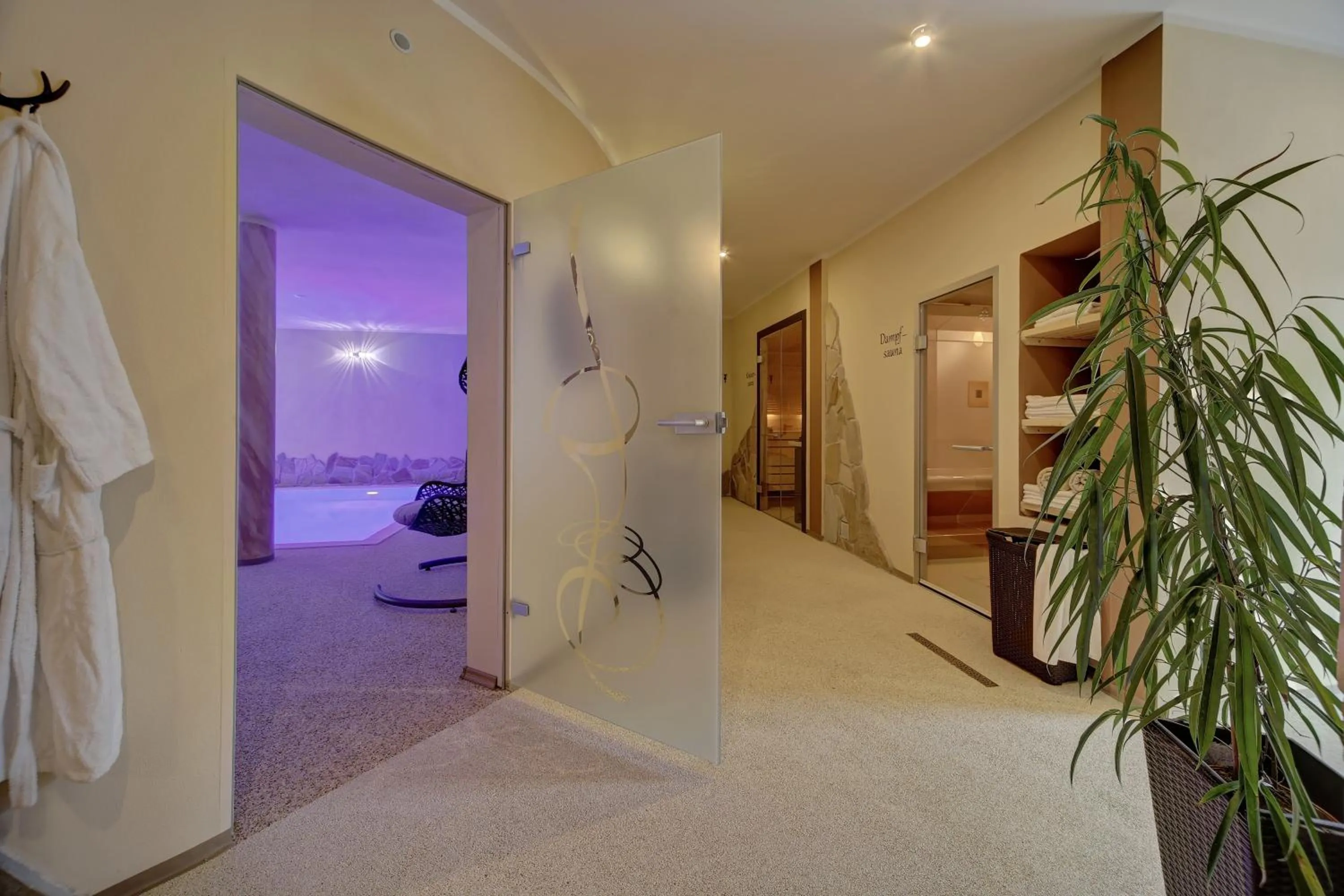 Sauna in Wellnesshotel deine Auszeit, Adults only