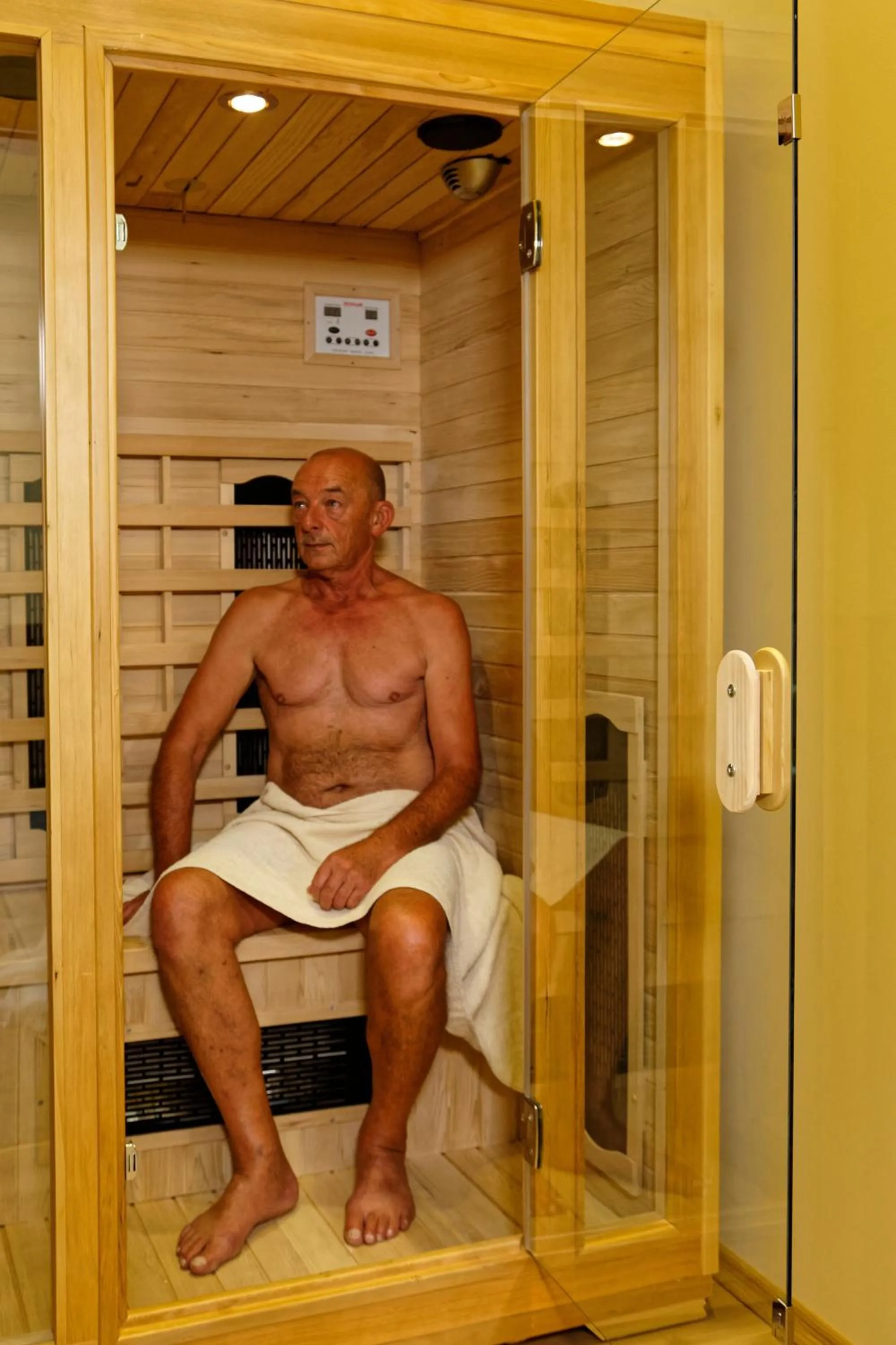 Sauna in Wellnesshotel deine Auszeit, Adults only
