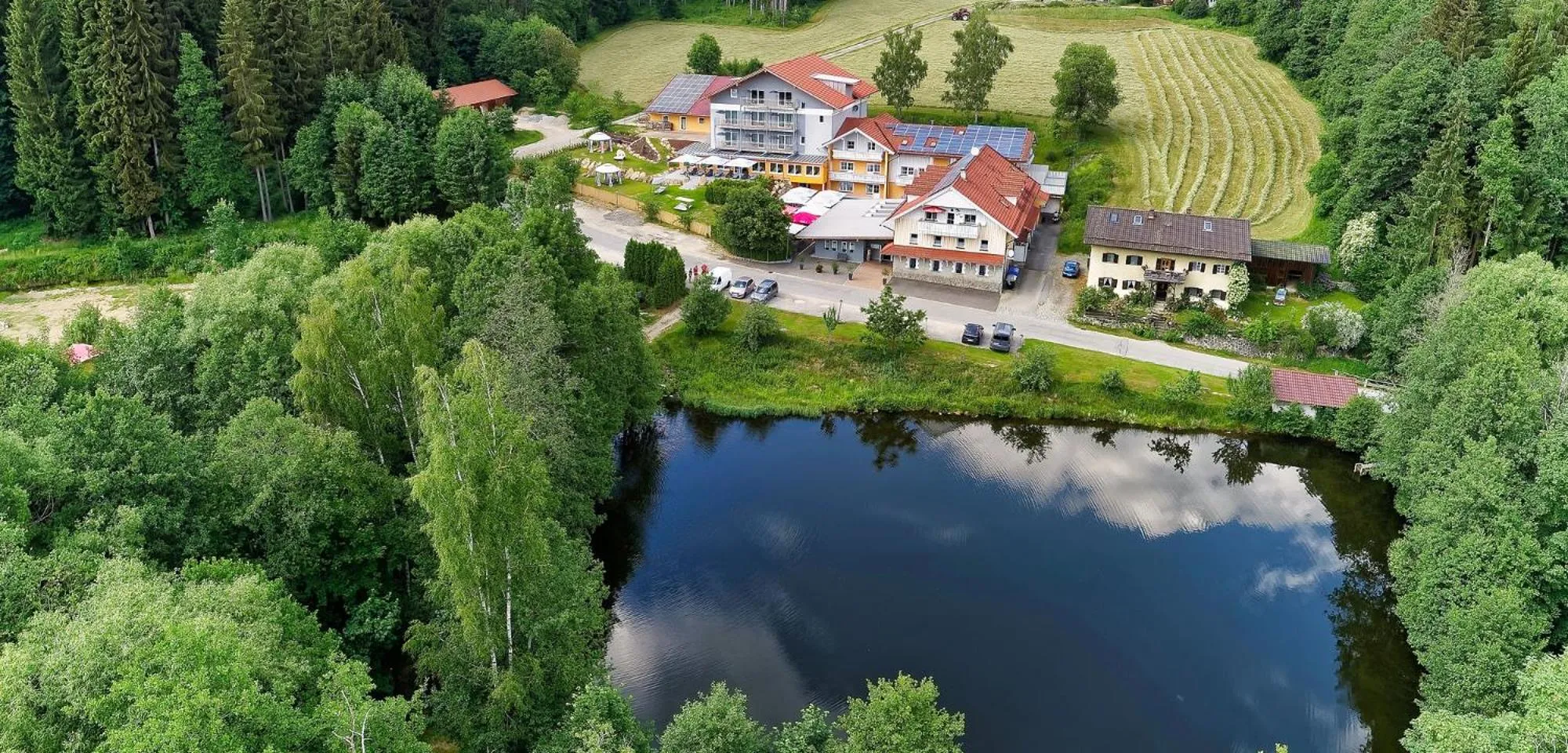 Bird's eye view in Wellnesshotel deine Auszeit, Adults only