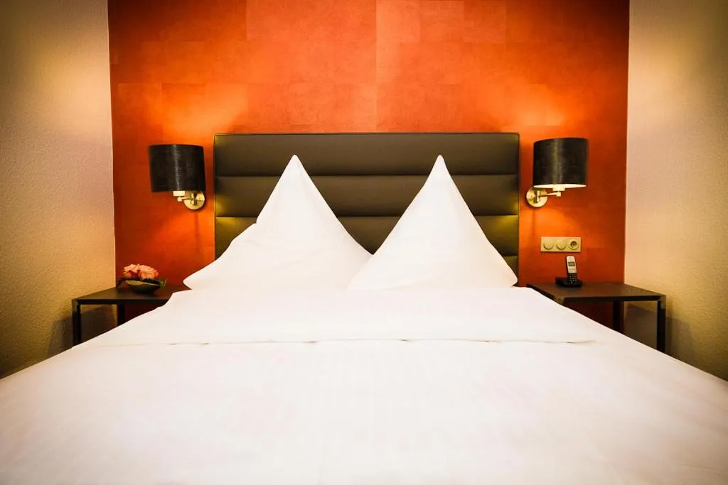 Bed in Hotel Fischerhaus