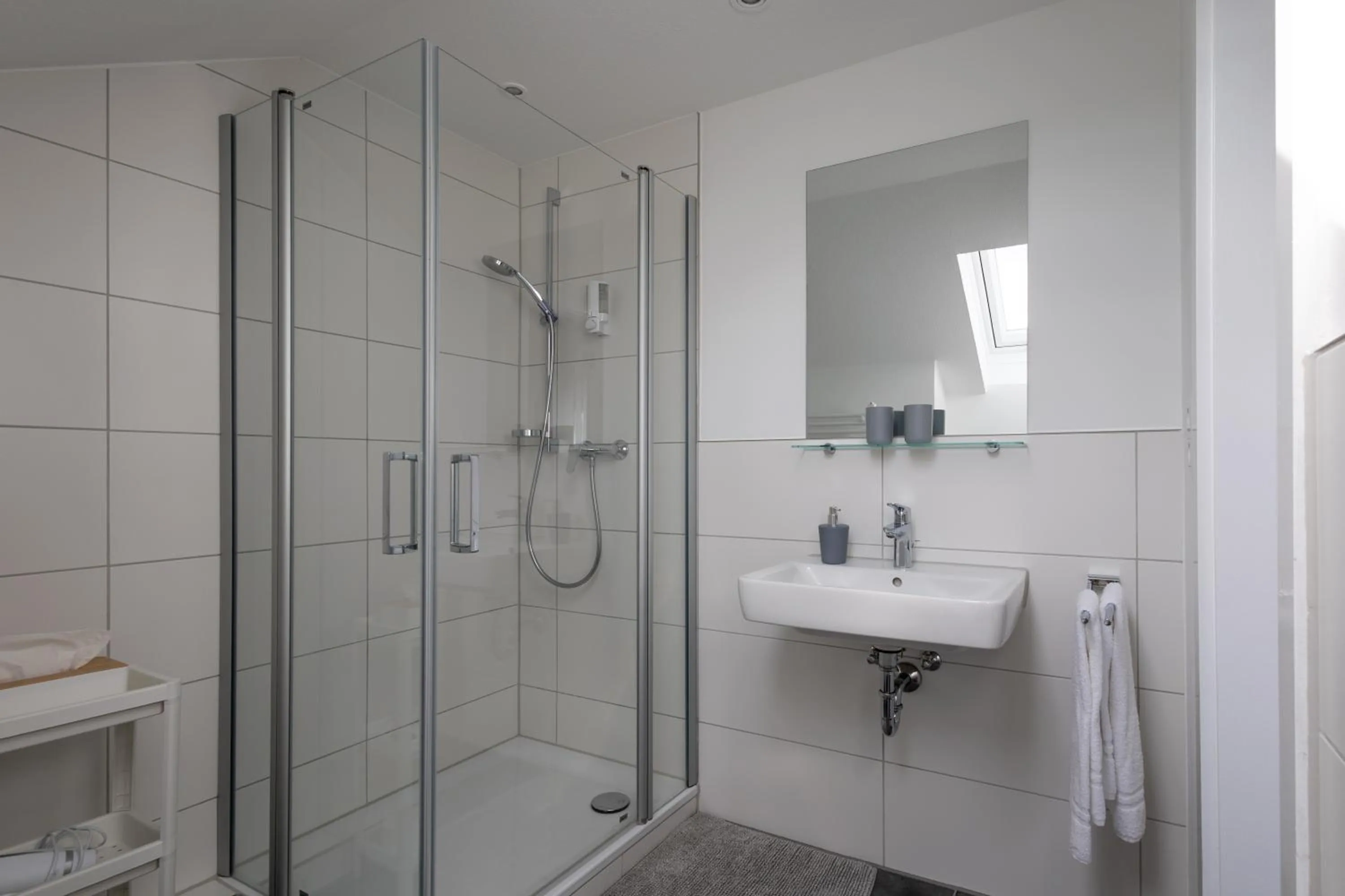 Shower in Hotel Fischerhaus