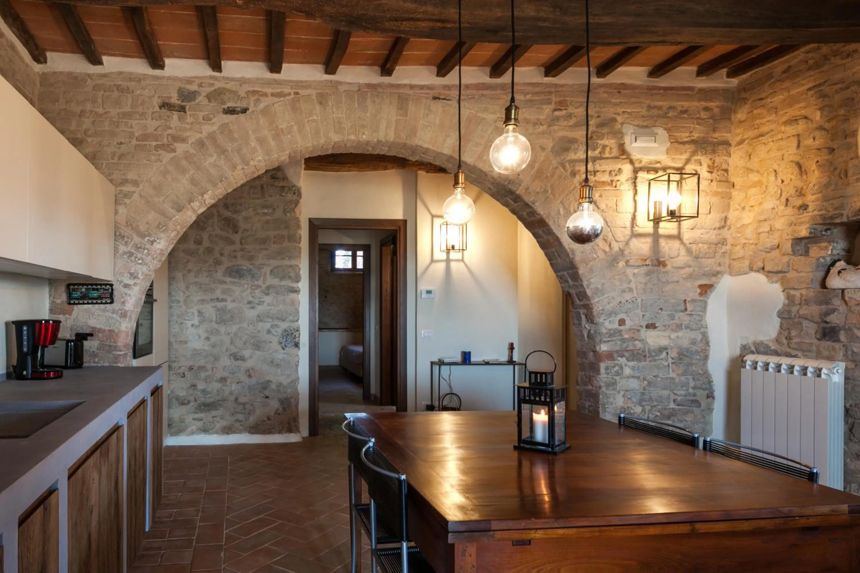Kitchen or kitchenette in Umbria Country Shelter