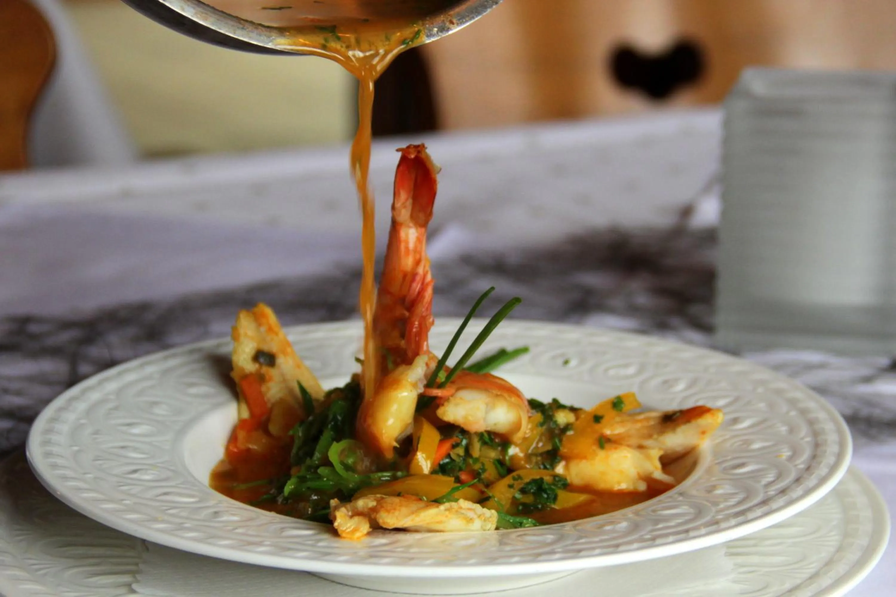 Food close-up in Hotel DreiKönig & Restaurant SeeGourmet