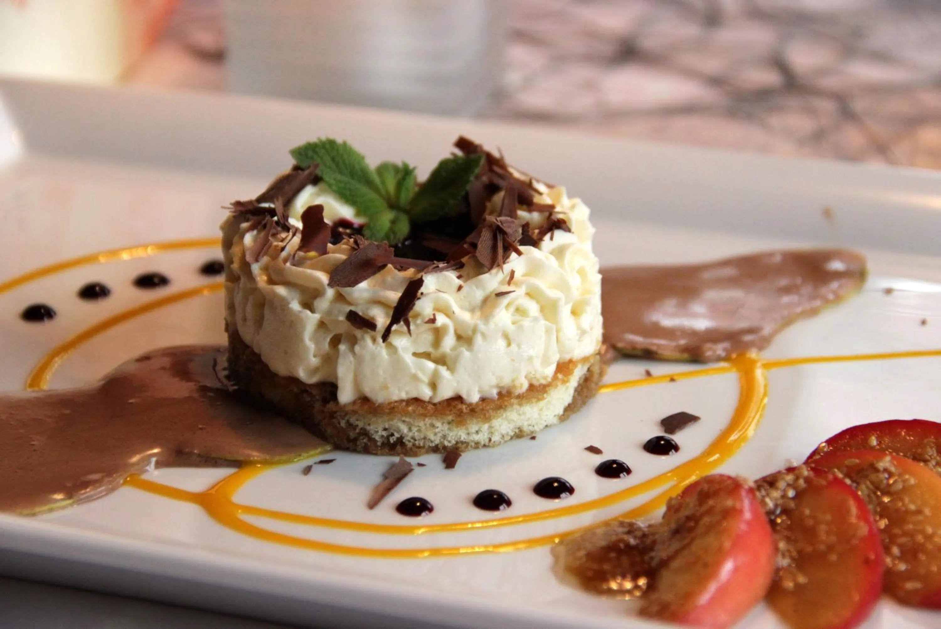 Food close-up in Hotel DreiKönig & Restaurant SeeGourmet