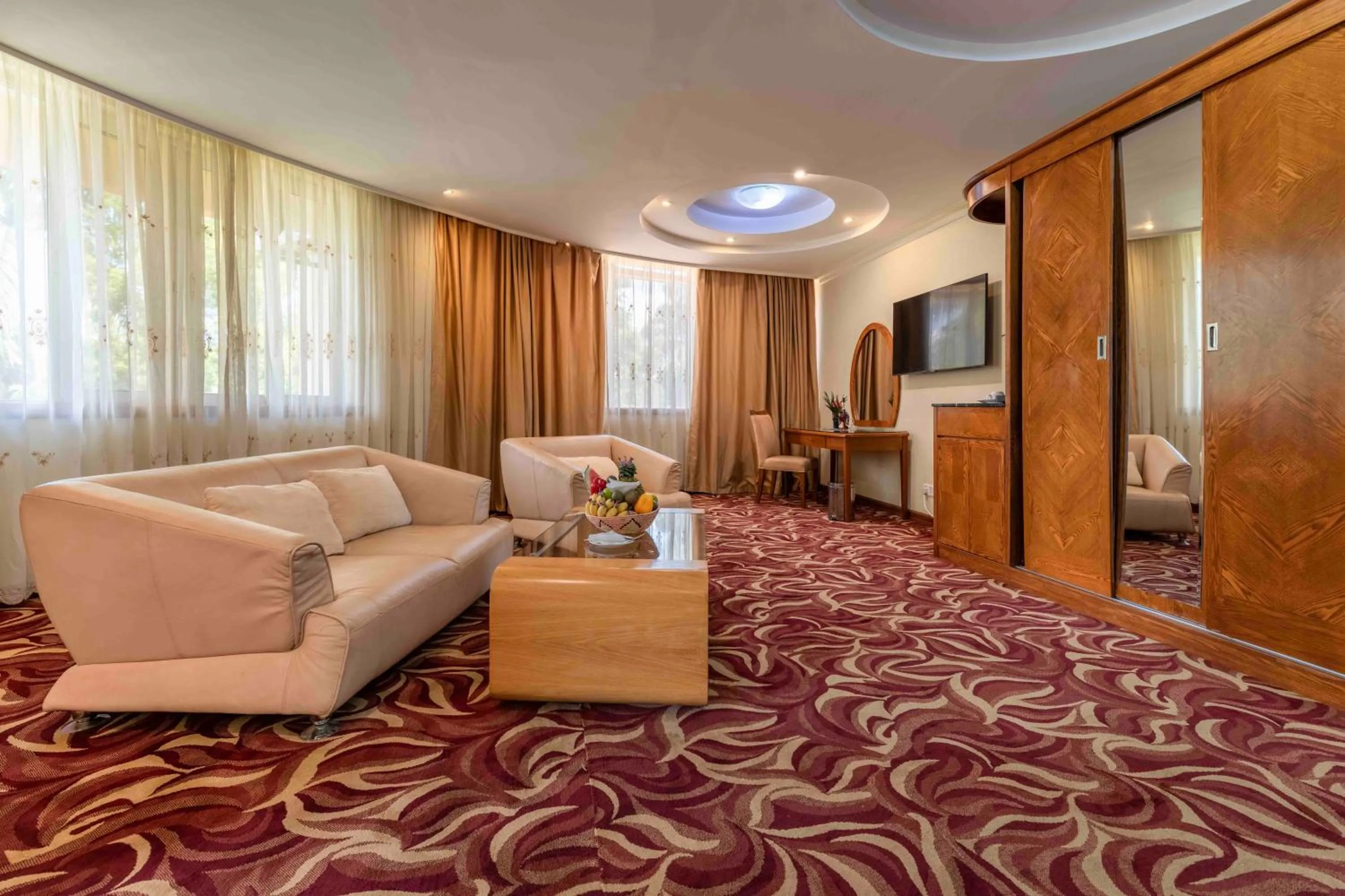 Seating area in Mbale Resort Hotel