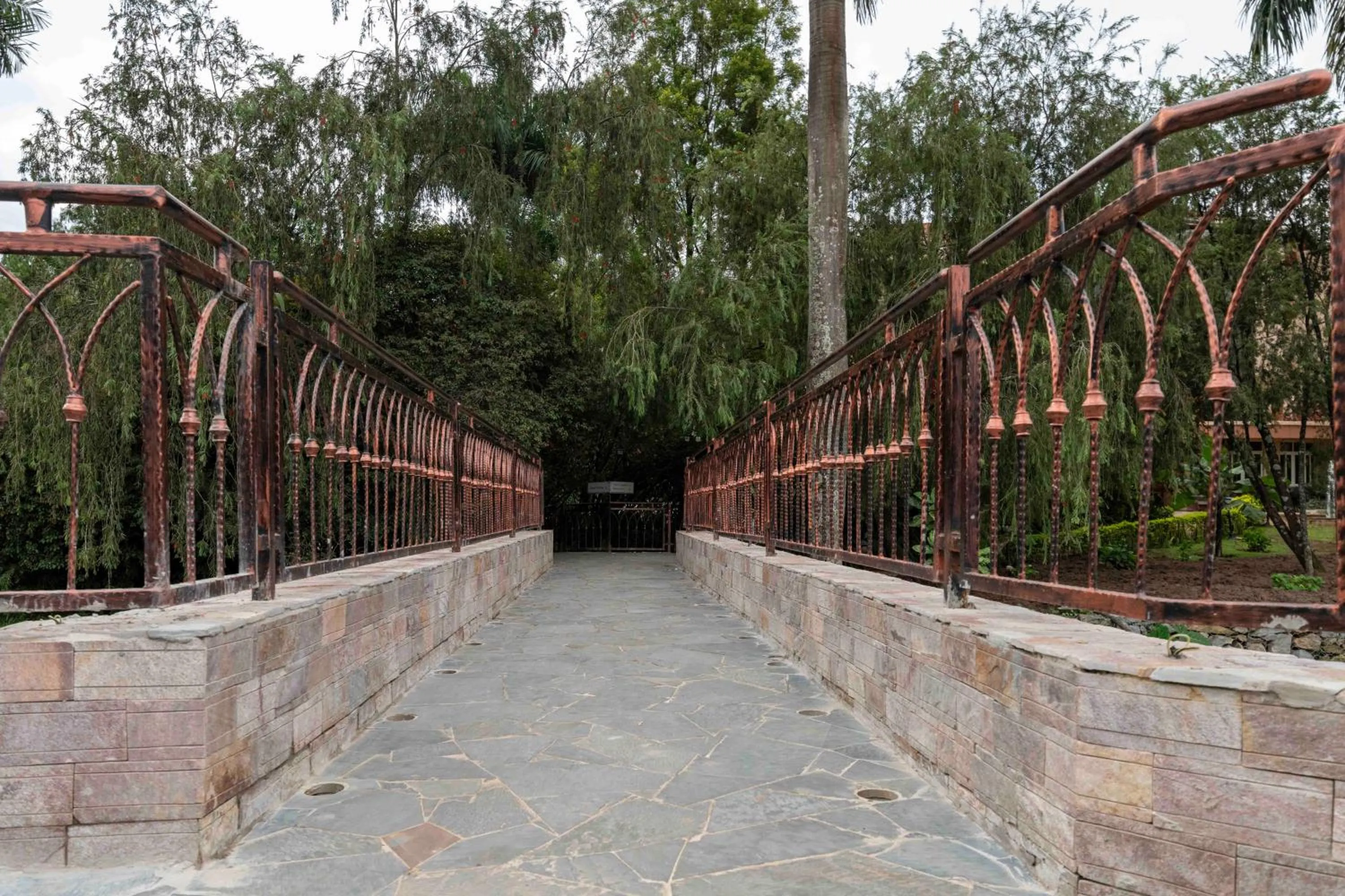 Garden view in Mbale Resort Hotel