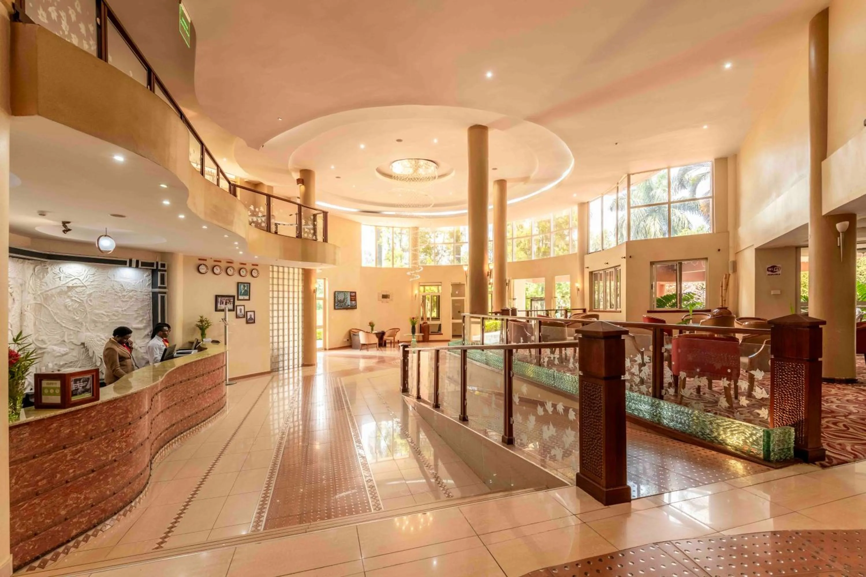 Lobby or reception in Mbale Resort Hotel
