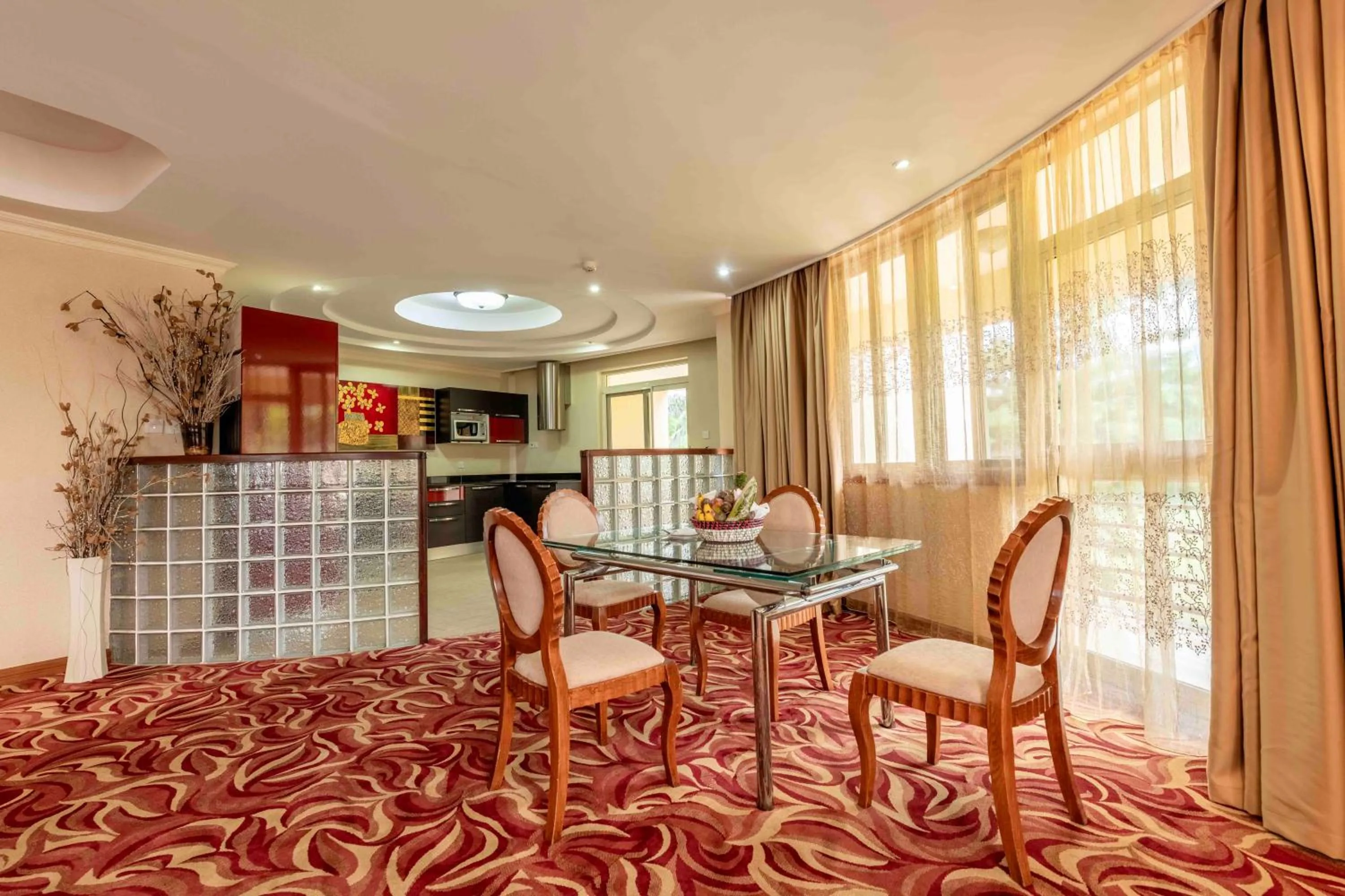 Dining area in Mbale Resort Hotel