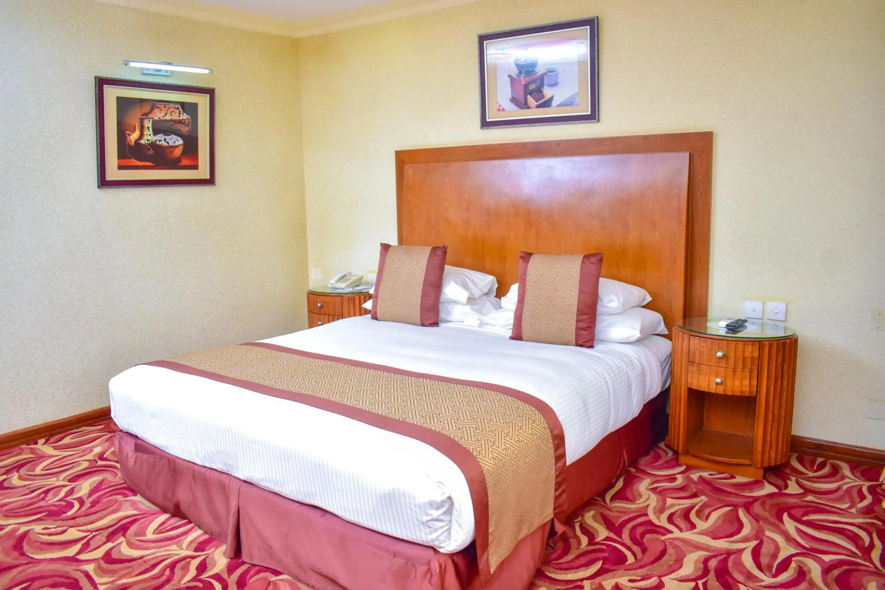 Bed in Mbale Resort Hotel