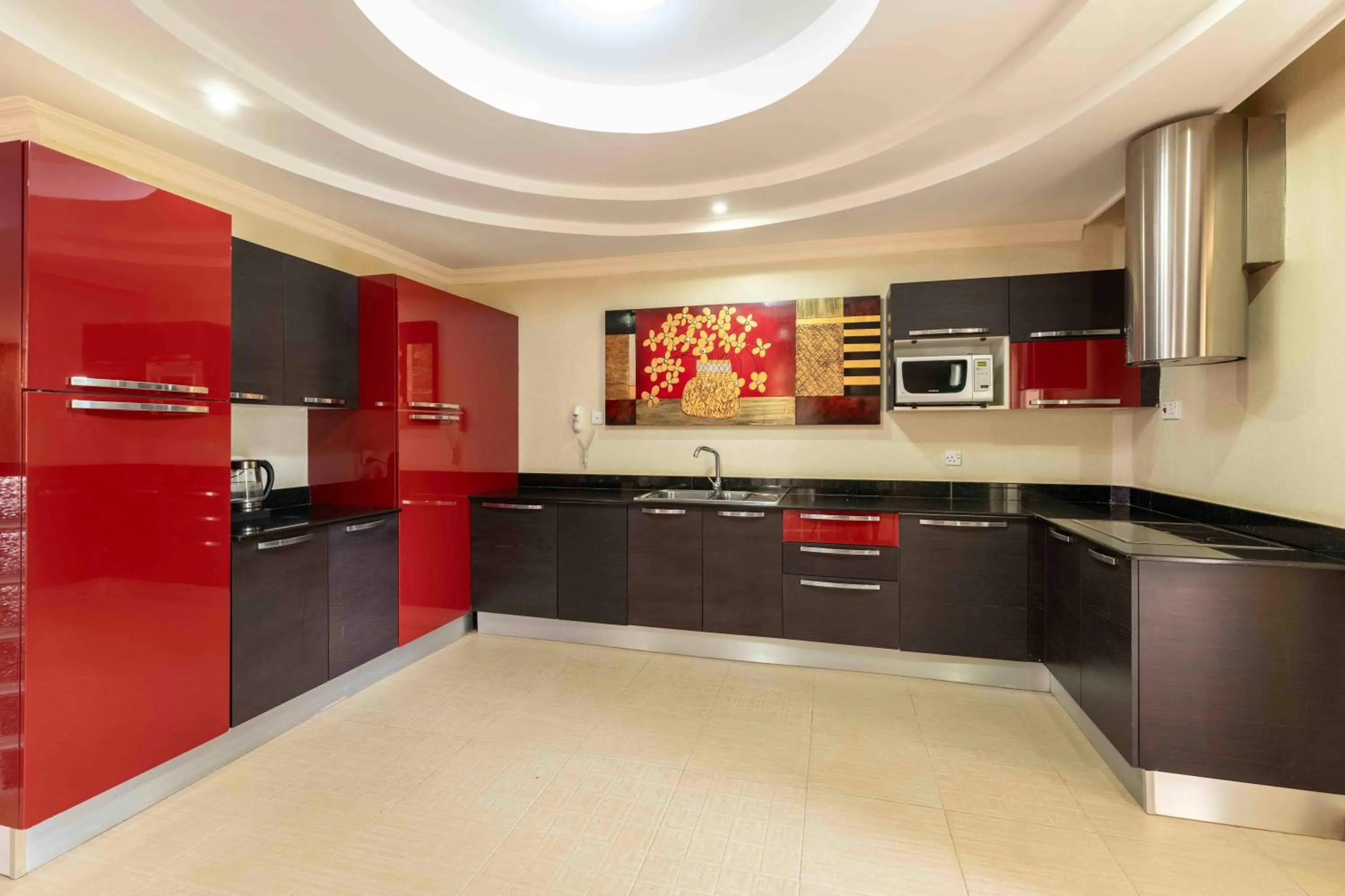 Kitchen or kitchenette in Mbale Resort Hotel