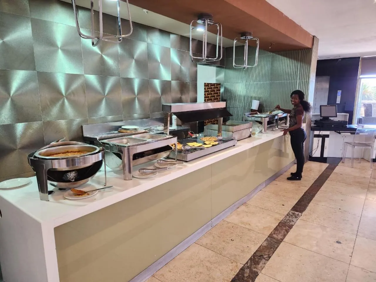 Breakfast in Palm Continental Hotel