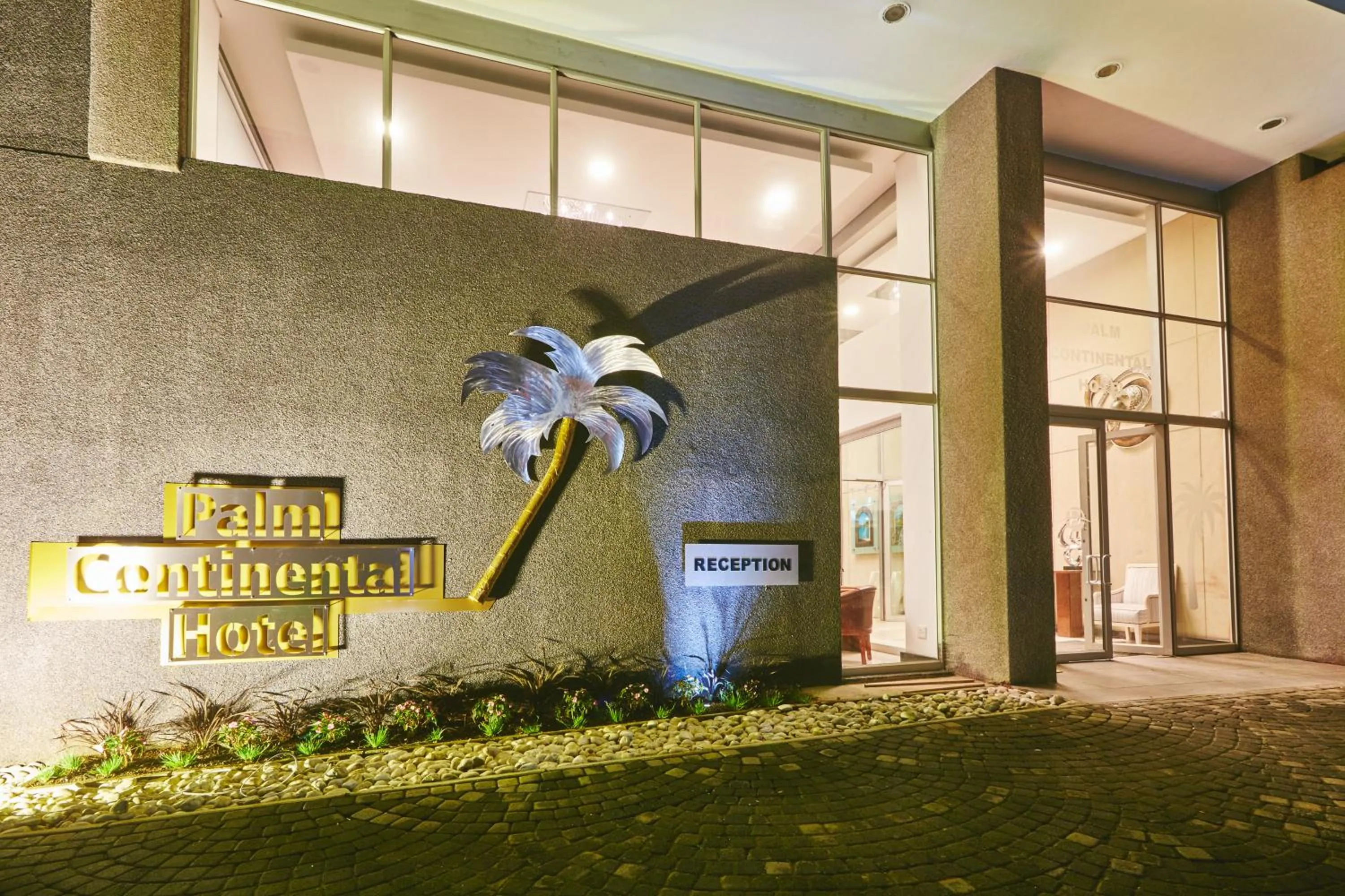 Facade/entrance in Palm Continental Hotel