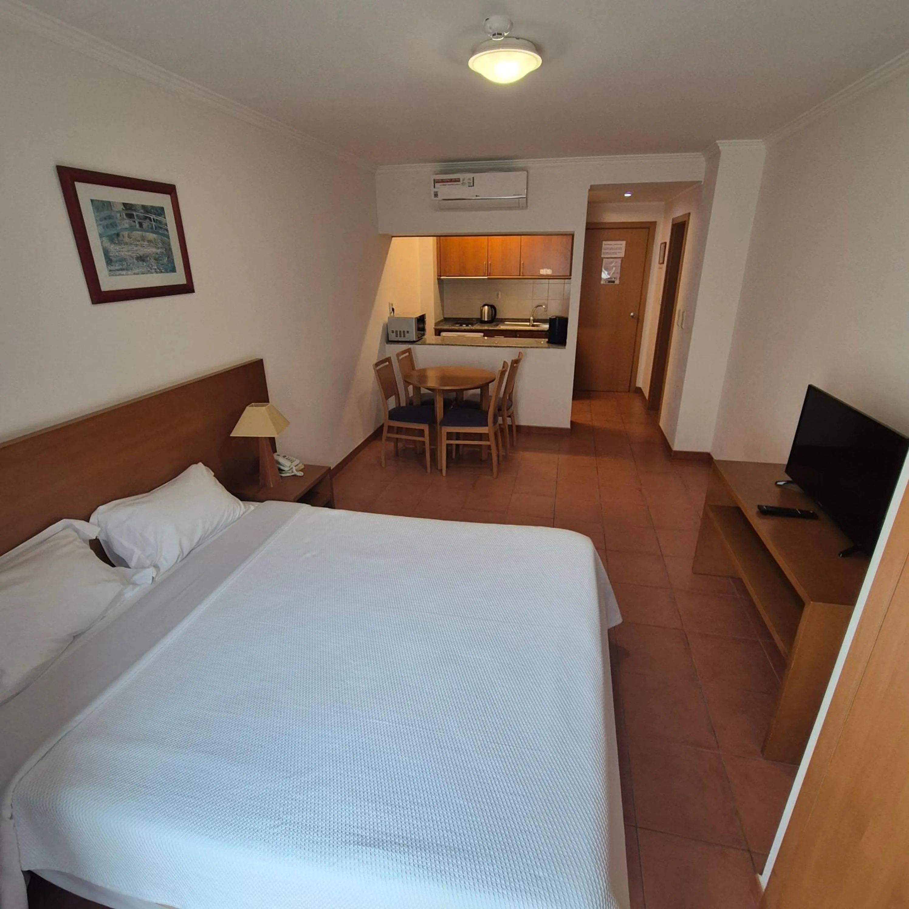 Bed in Apartamentos Turísticos Vila Praia