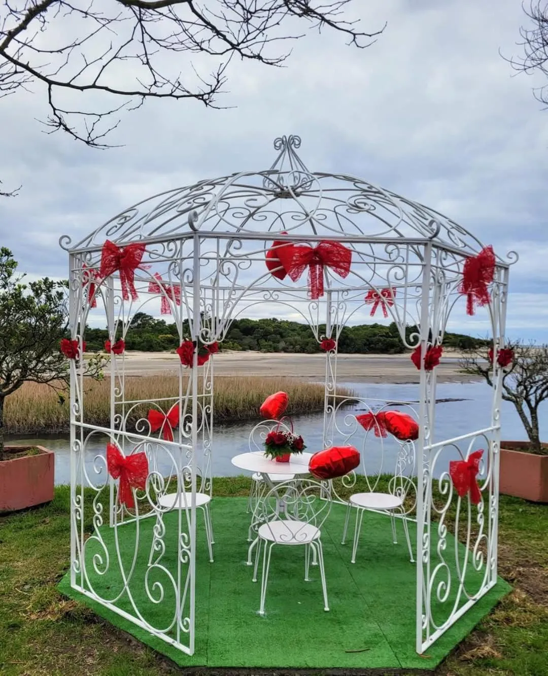 Garden view in Apartamentos Turísticos Vila Praia