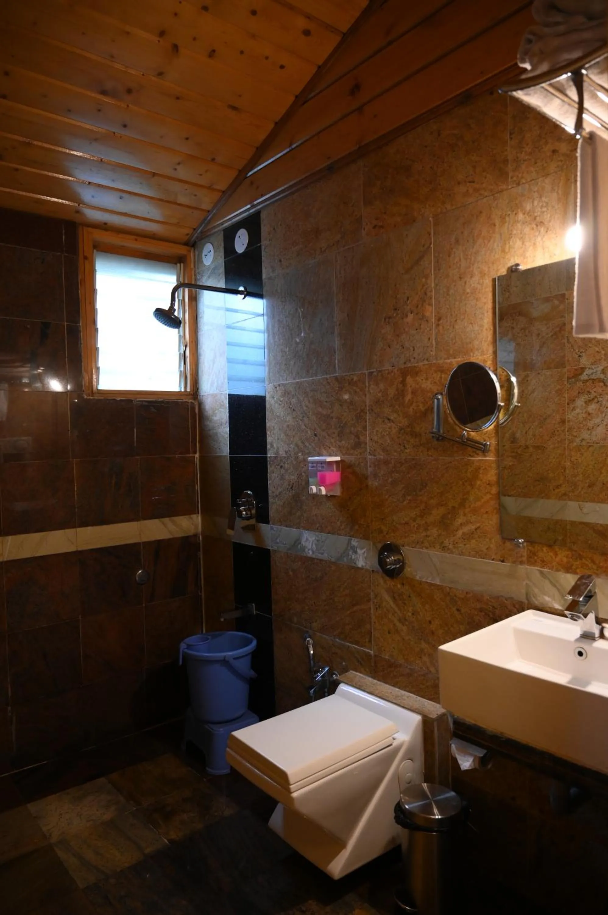 Bathroom in The Grand Legacy Resort & Spa - TGL - Pure Vegetarian Mahabaleshwar
