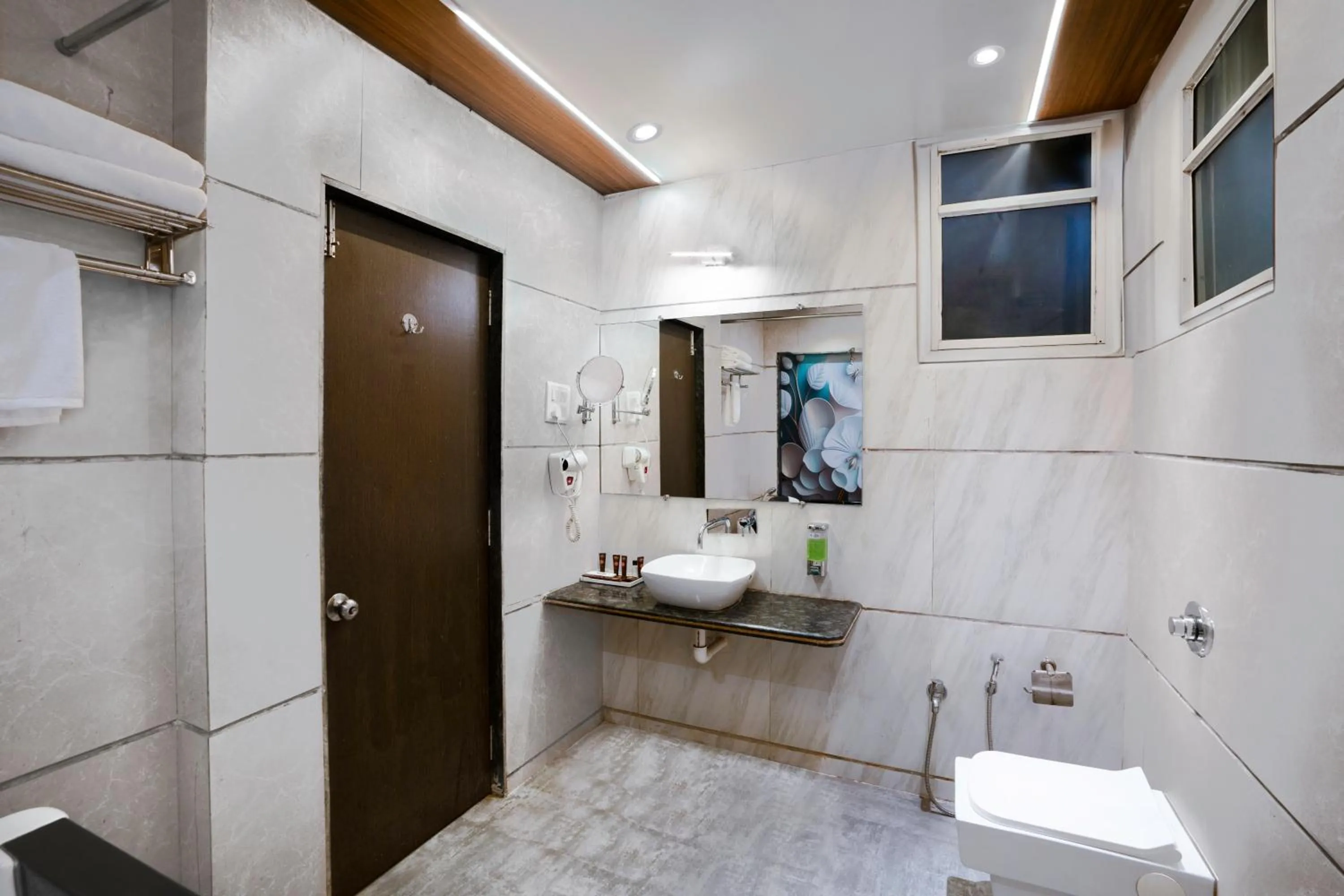 Bathroom in The Grand Legacy Resort & Spa - TGL - Pure Vegetarian Mahabaleshwar