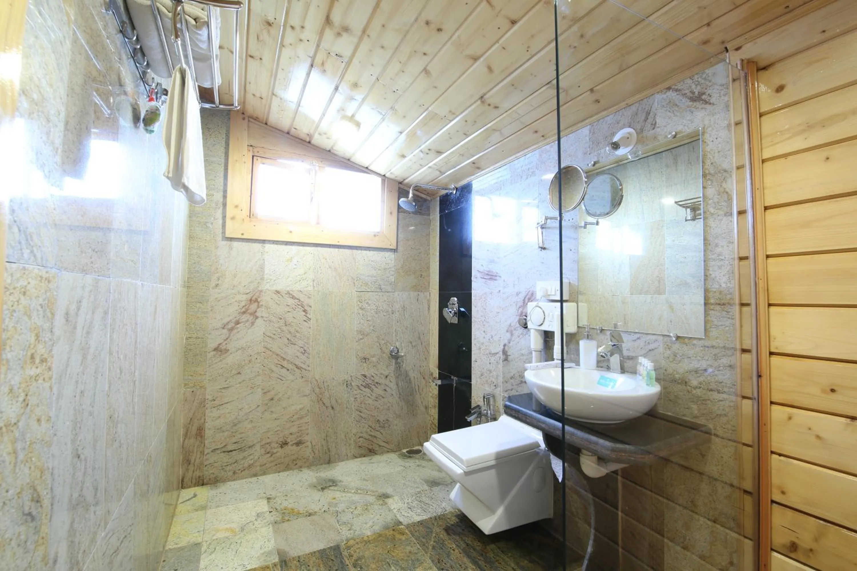 Toilet in The Grand Legacy Resort & Spa - TGL - Pure Vegetarian Mahabaleshwar