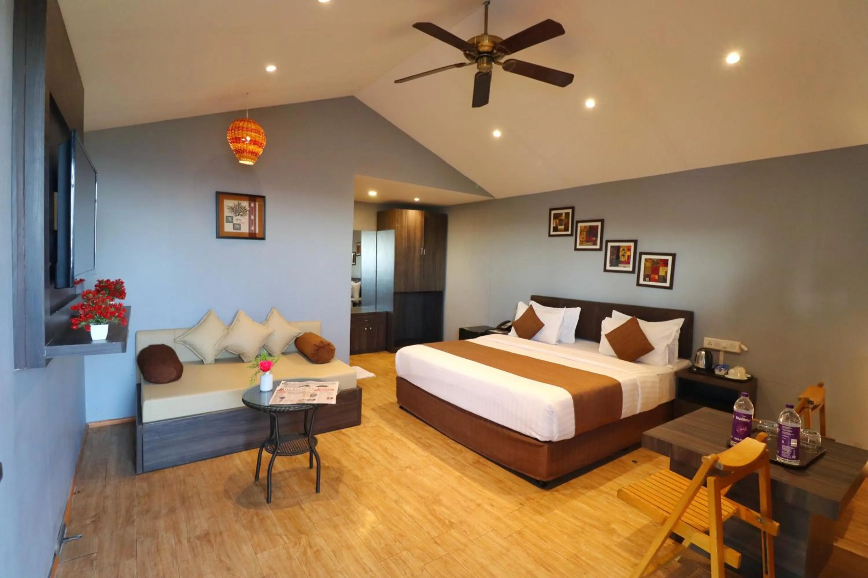 Photo of the whole room, Bed in The Grand Legacy Resort & Spa - TGL - Pure Vegetarian Mahabaleshwar