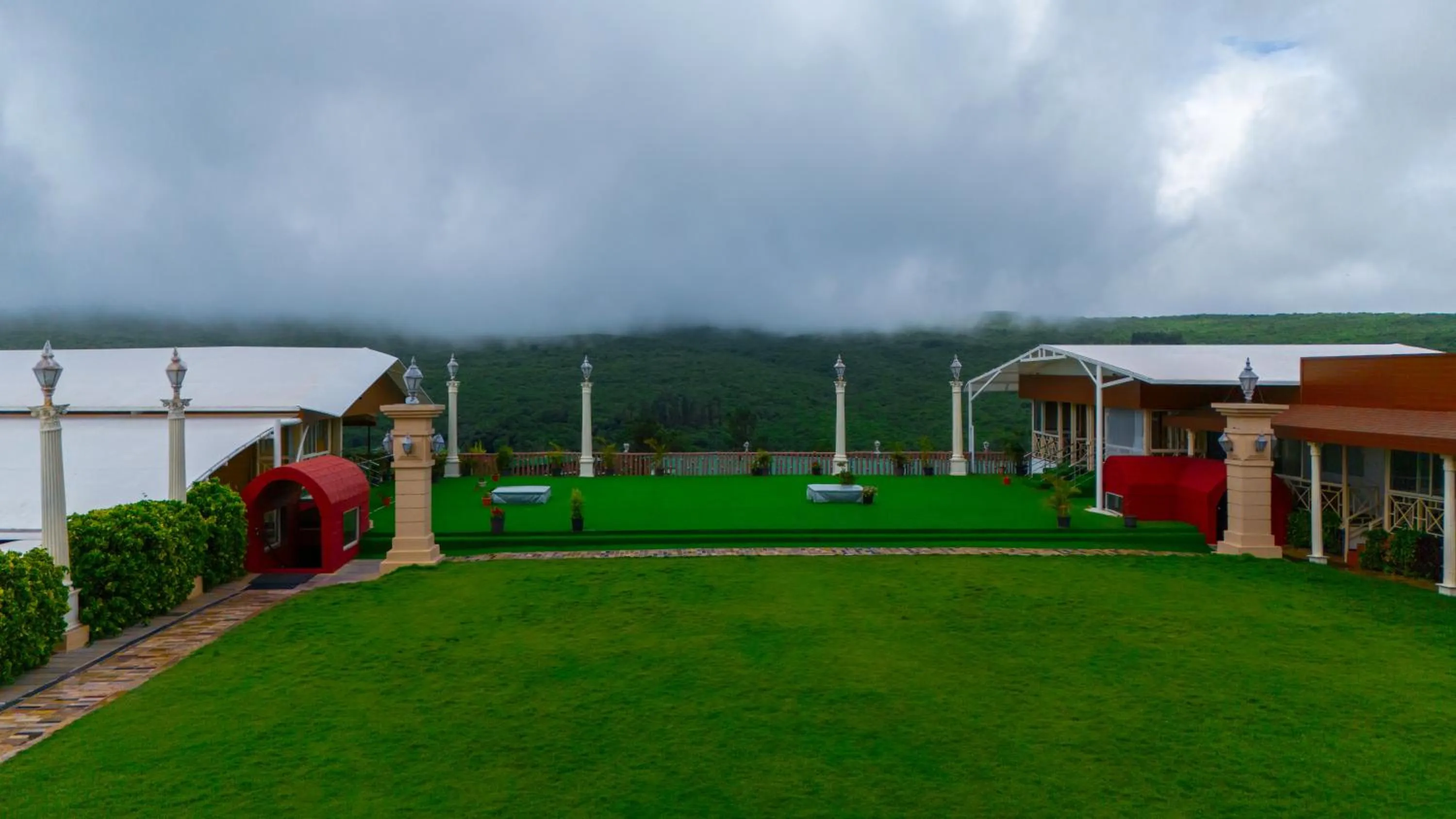 Garden view in The Grand Legacy Resort & Spa - TGL - Pure Vegetarian Mahabaleshwar