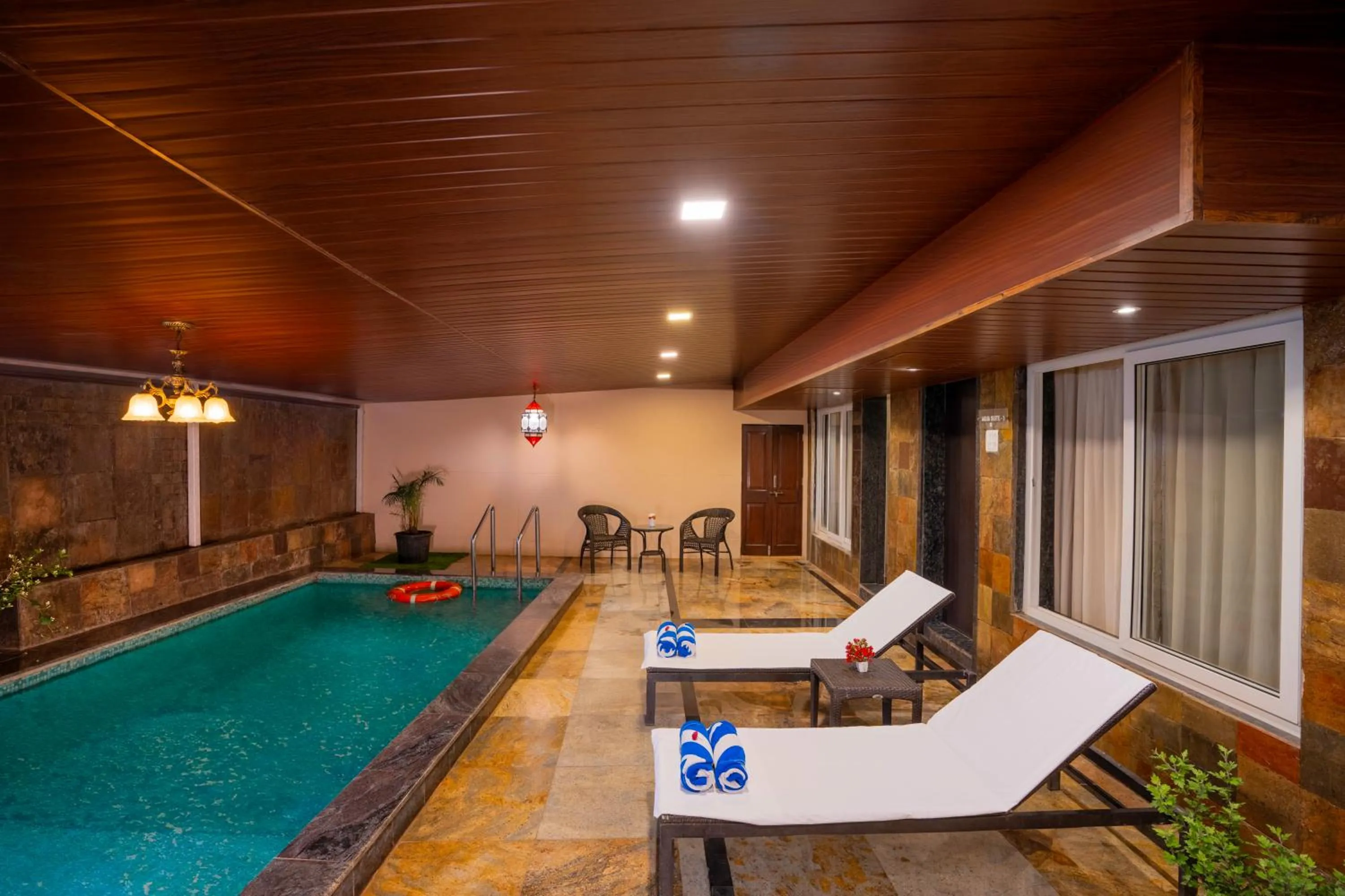 Pool view in The Grand Legacy Resort & Spa - TGL - Pure Vegetarian Mahabaleshwar