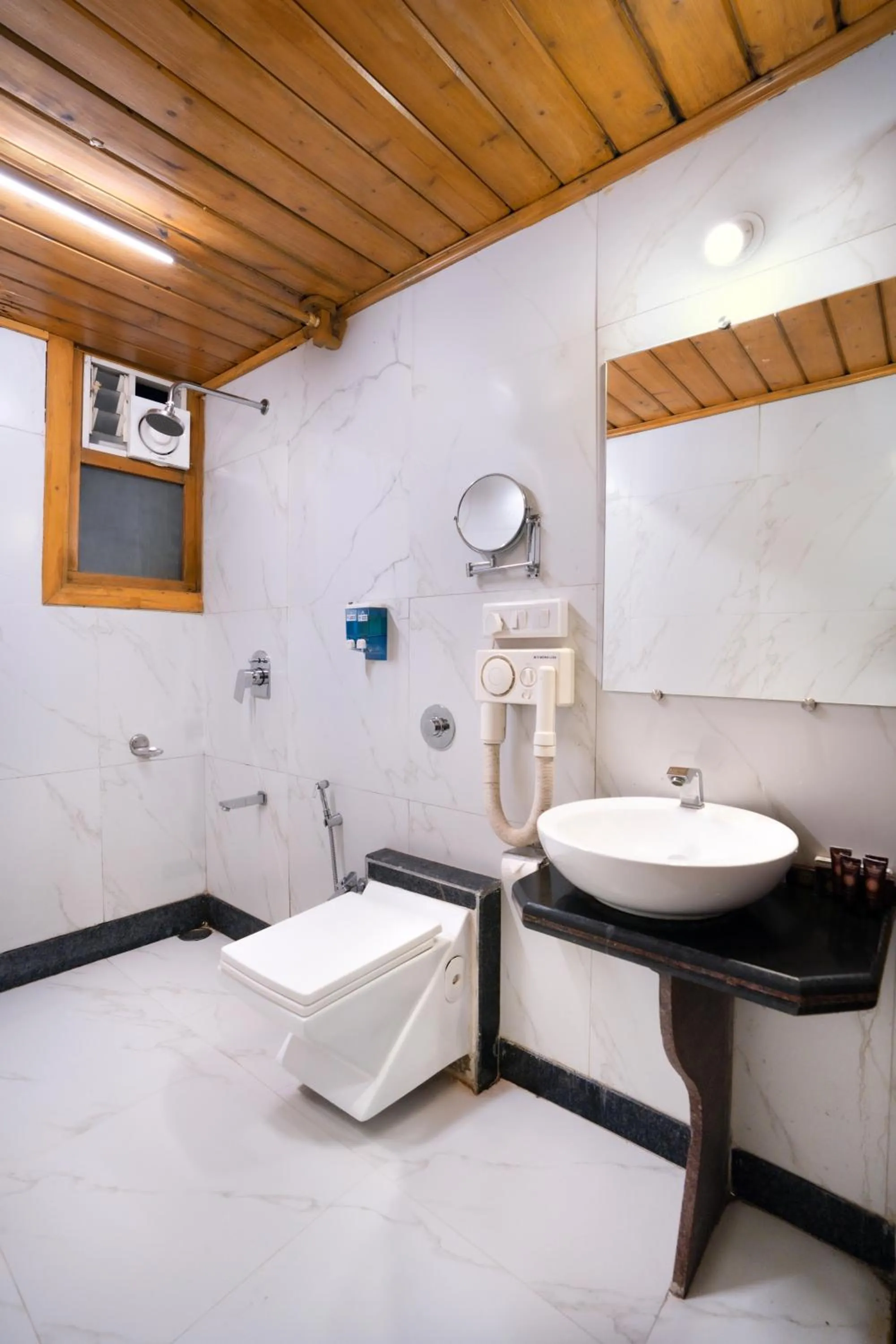 Bathroom in The Grand Legacy Resort & Spa - TGL - Pure Vegetarian Mahabaleshwar