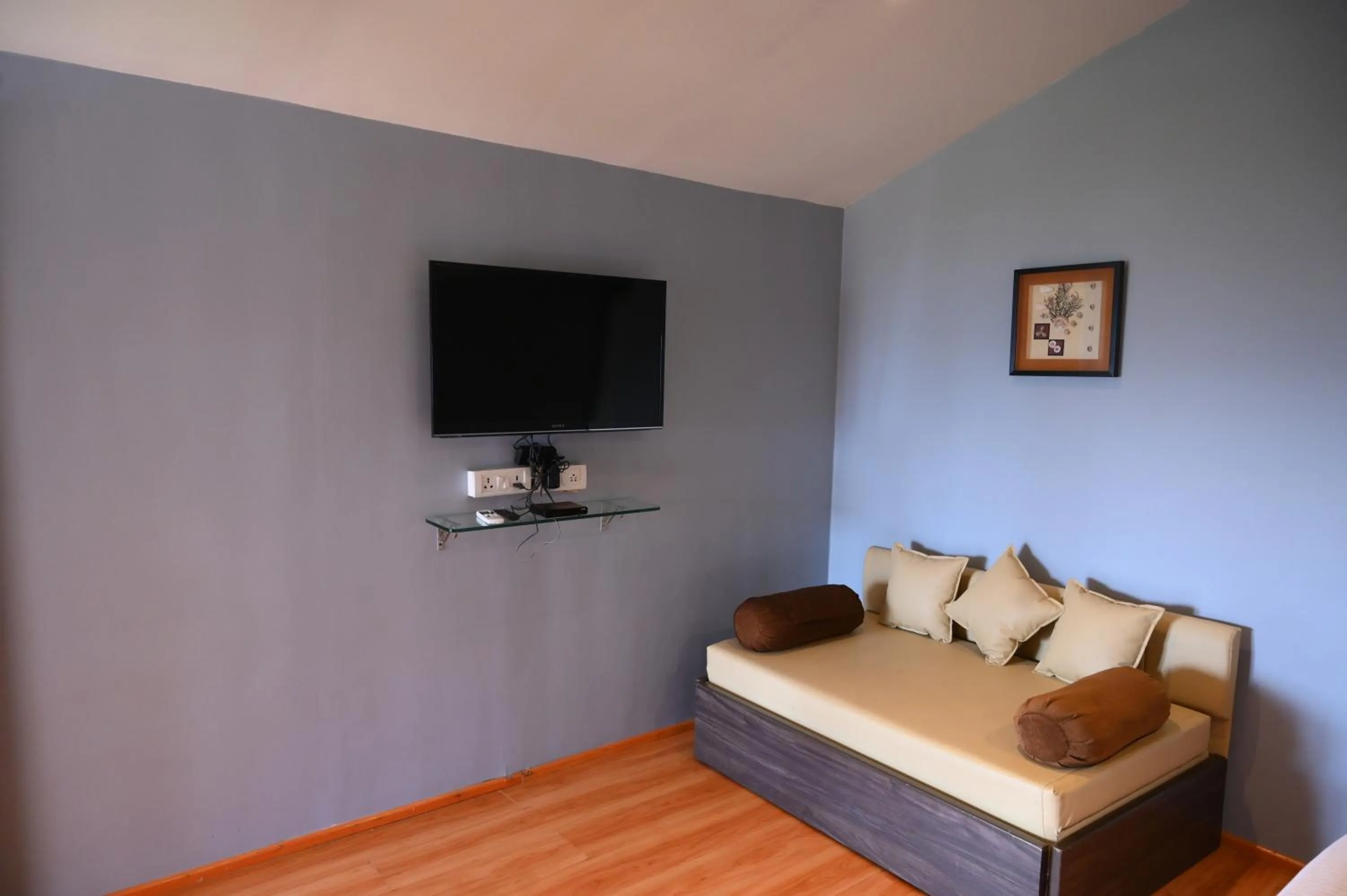 View (from property/room), Bed in The Grand Legacy Resort & Spa - TGL - Pure Vegetarian Mahabaleshwar