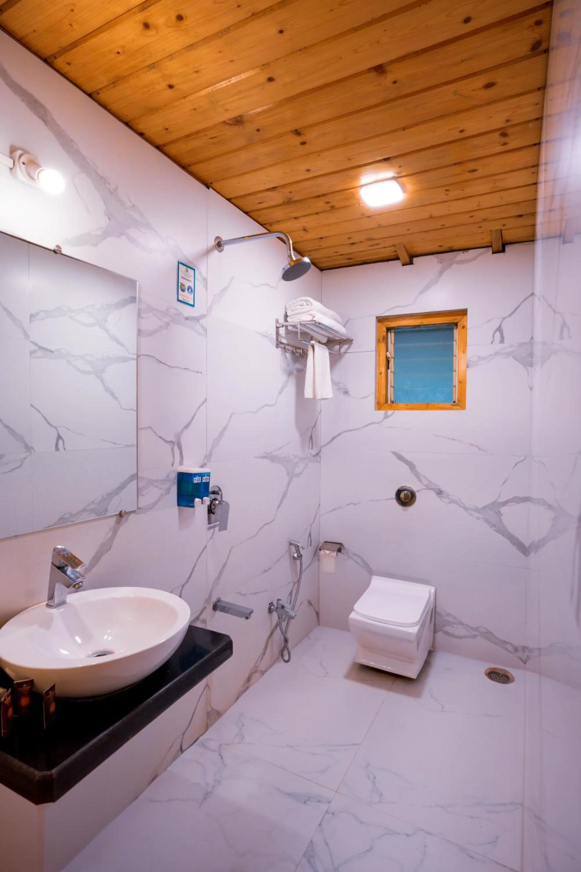 Bathroom in The Grand Legacy Resort & Spa - TGL - Pure Vegetarian Mahabaleshwar