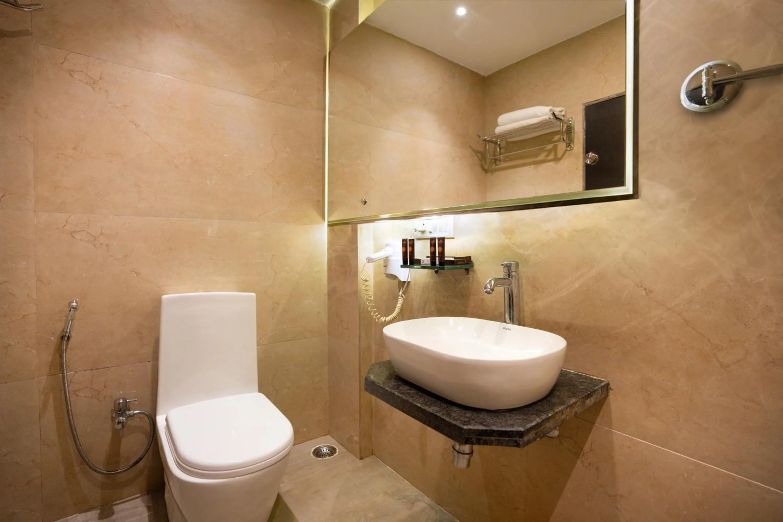 Bathroom in The Grand Legacy Resort & Spa - TGL - Pure Vegetarian Mahabaleshwar