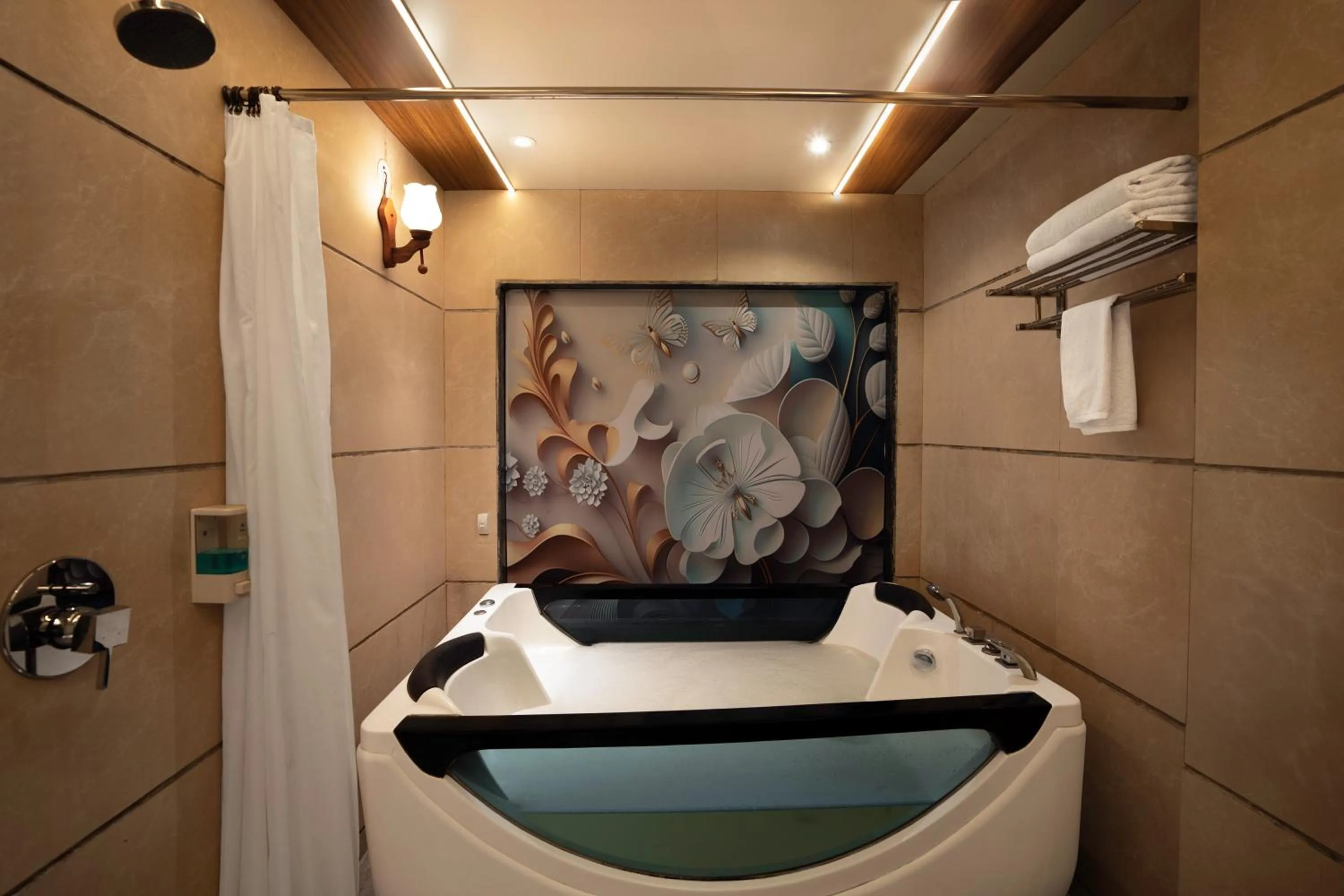 Bathroom in The Grand Legacy Resort & Spa - TGL - Pure Vegetarian Mahabaleshwar