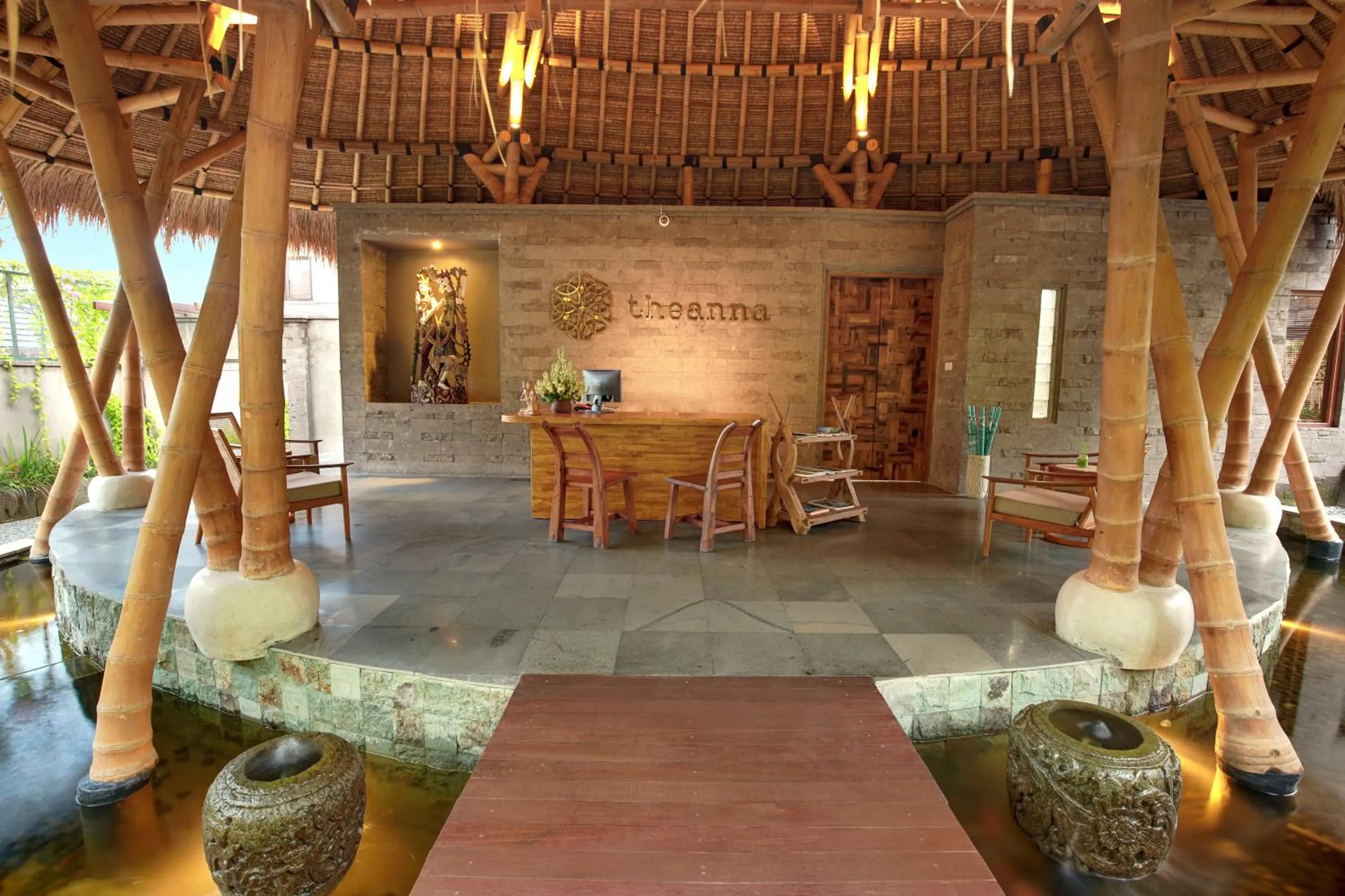 Lobby or reception in Theanna Villa and Spa Canggu