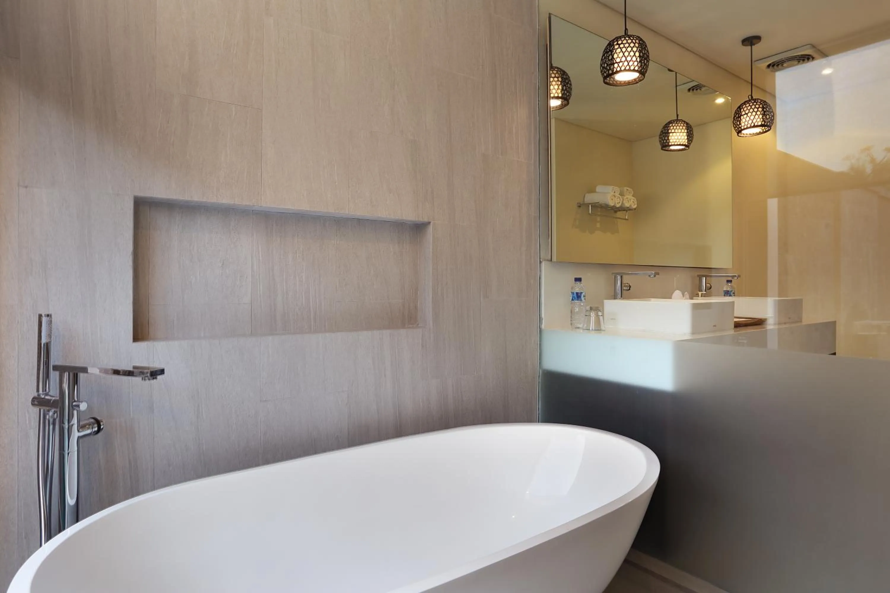 Bathroom in Theanna Villa and Spa Canggu