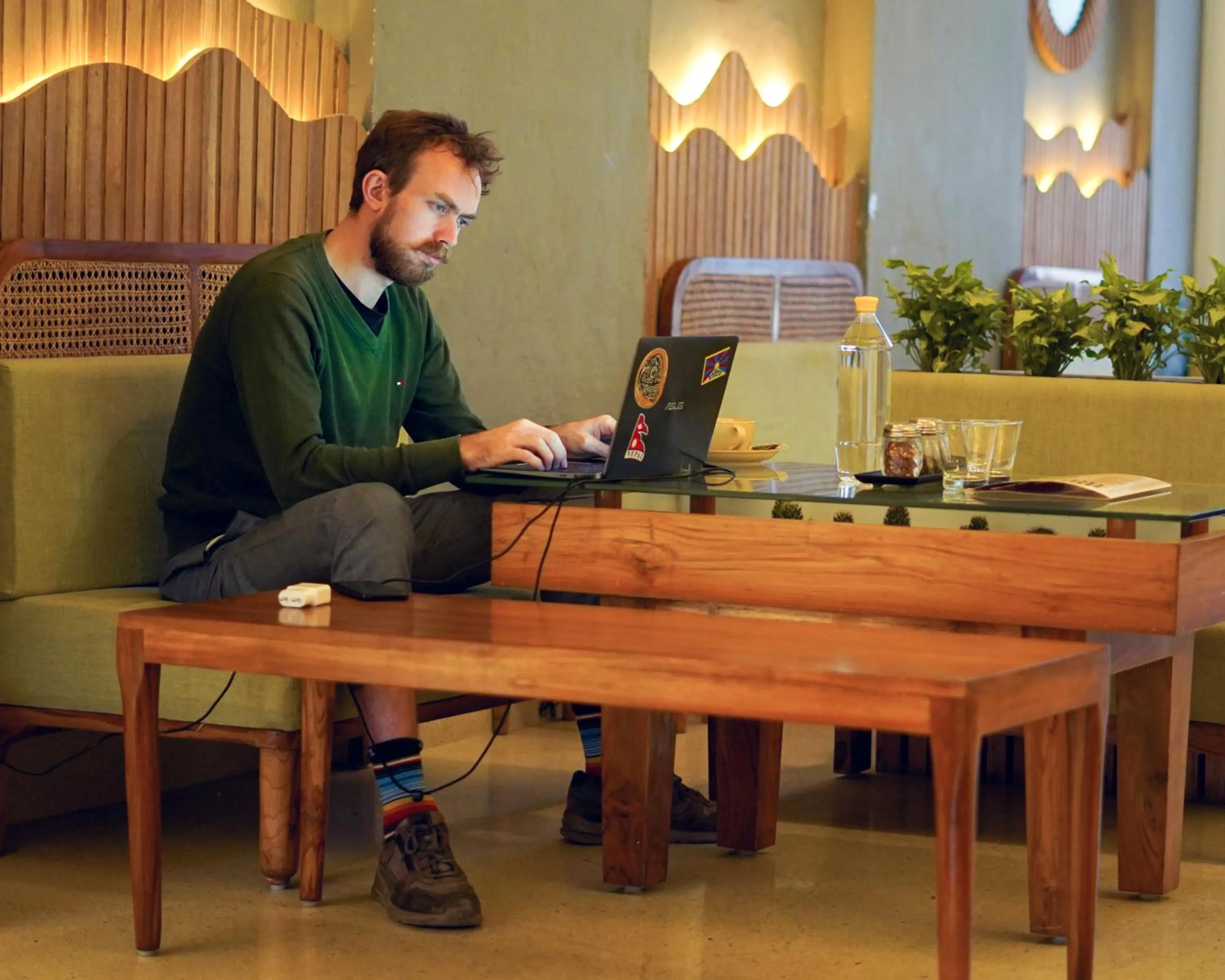 Restaurant/places to eat in Hotel Ishan - A Ganges Riverside Retreat by Salvus