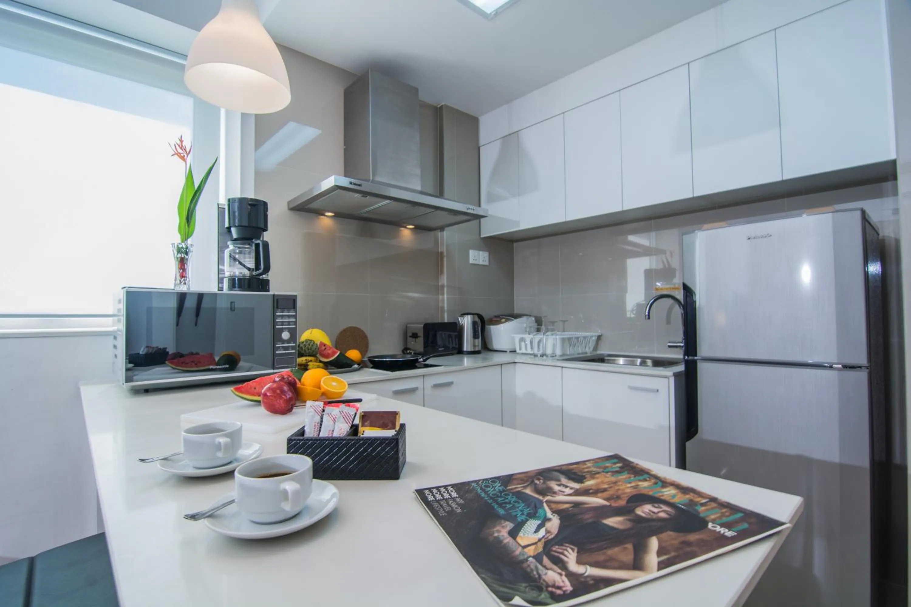 Kitchen or kitchenette, Kitchen/Kitchenette in Sakura Residence & Hotel