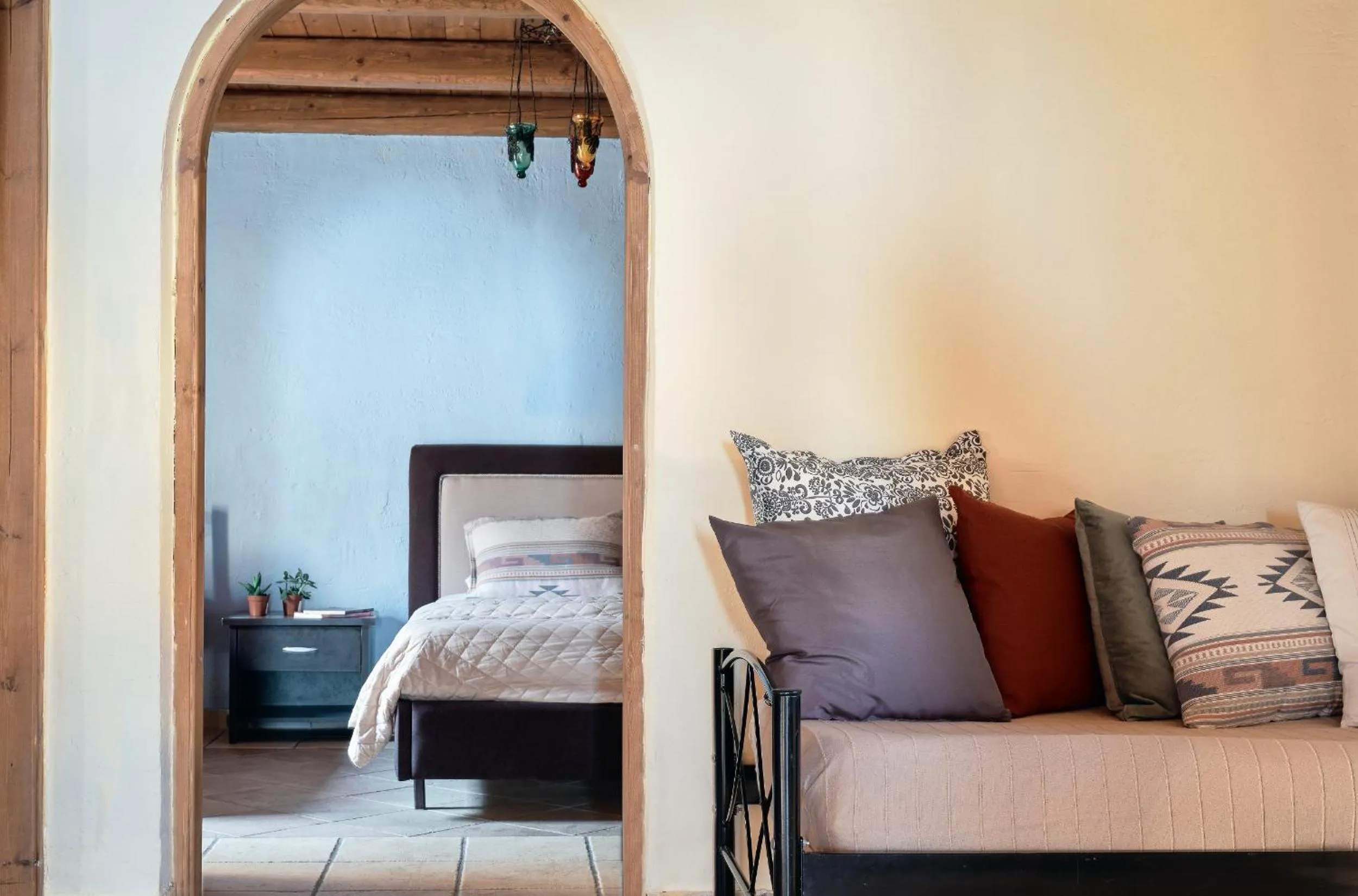 Bed in Diamond Suites